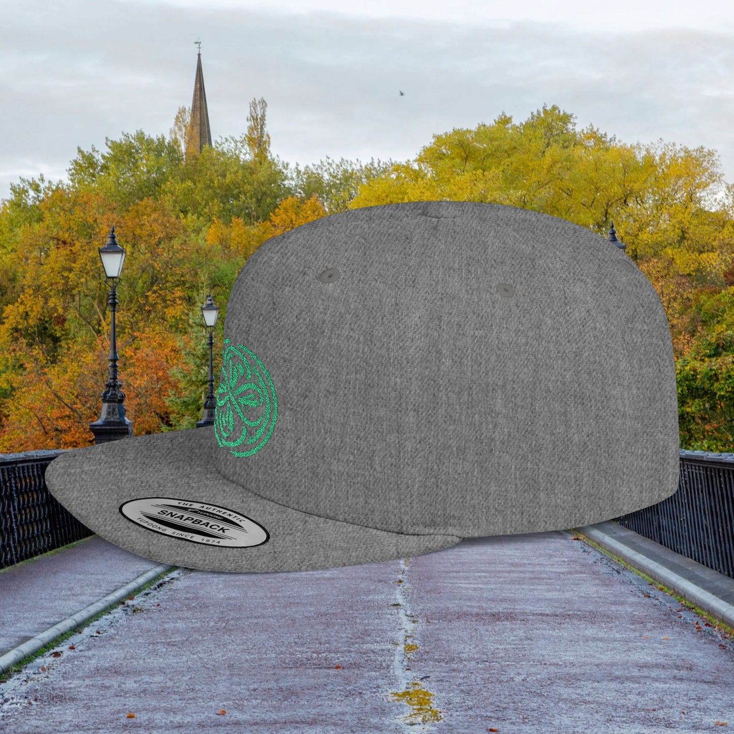 Celtic FC Crest Flat Bill Snapback