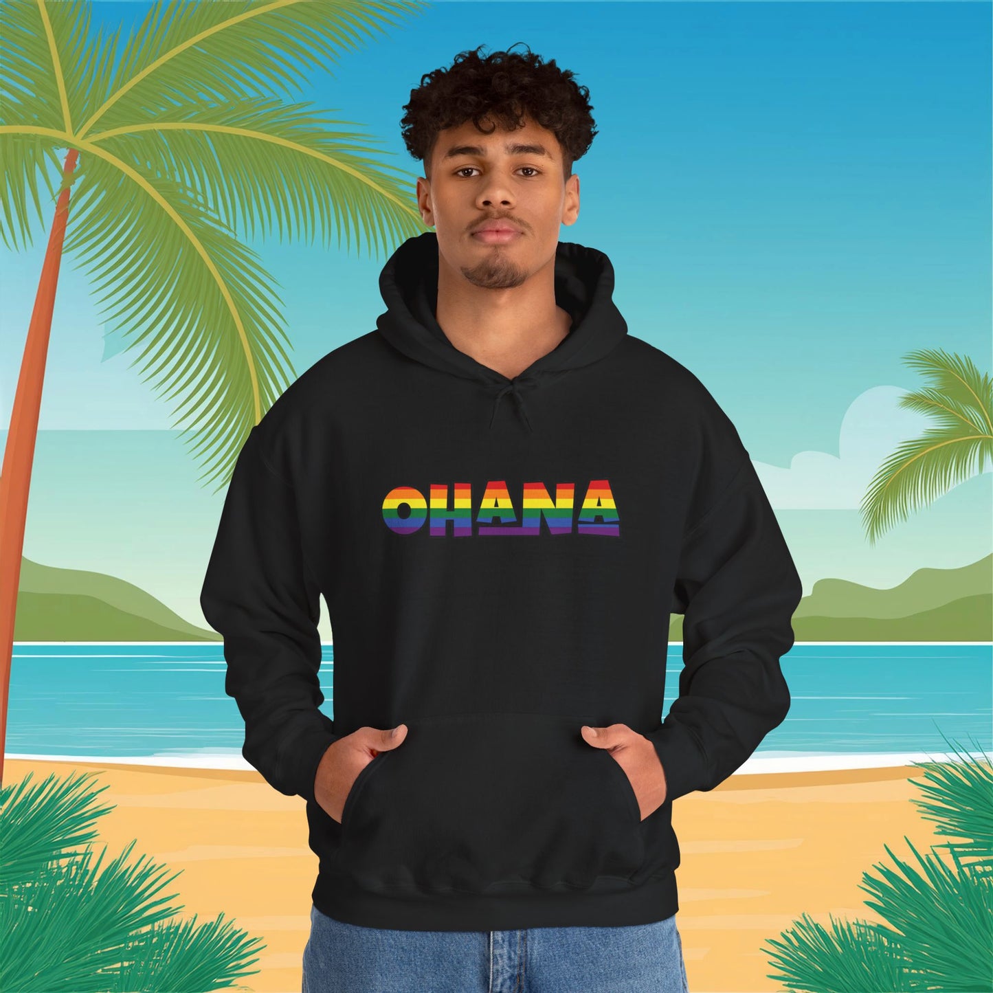 Rainbow Ohana Hoodie
