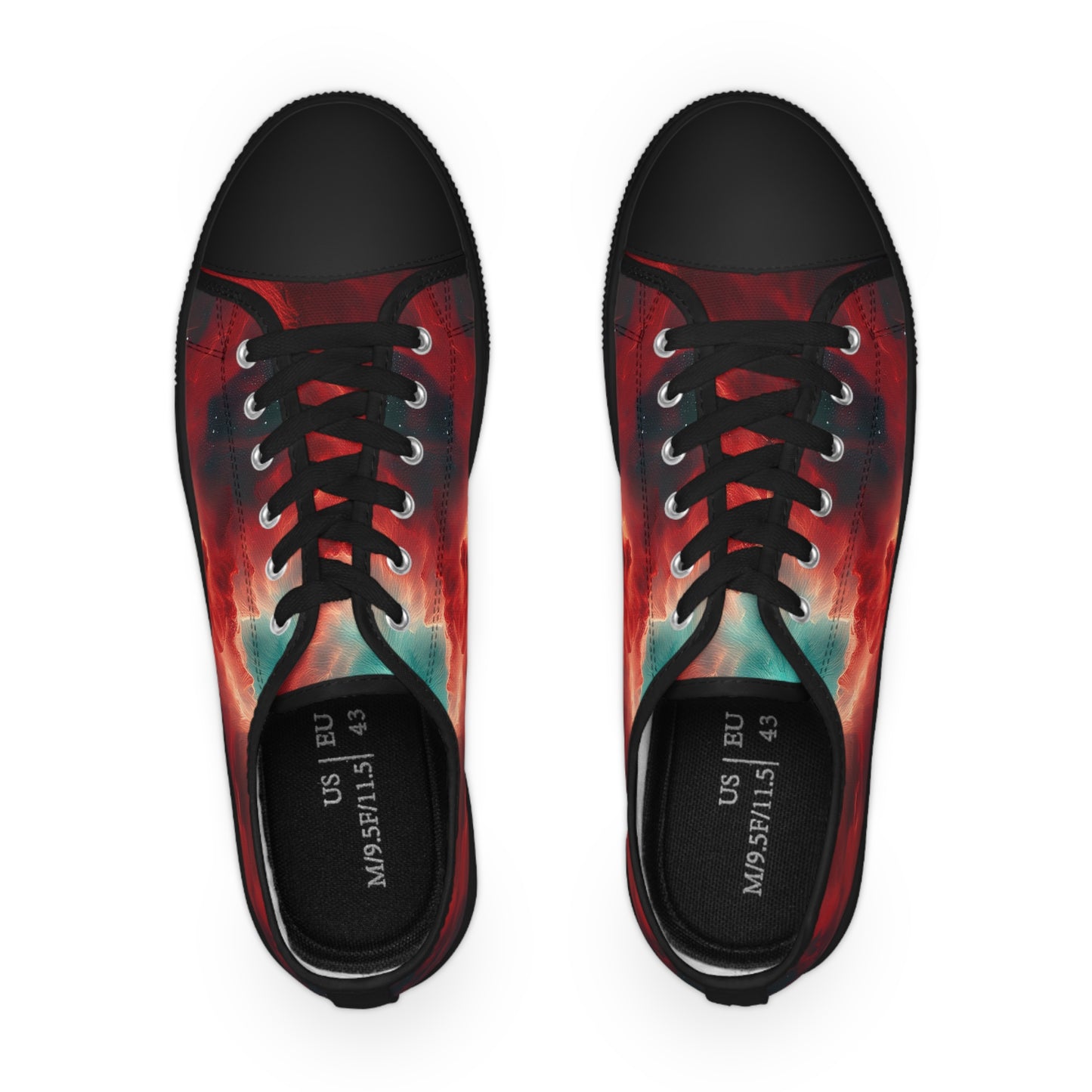 Liverpool Red Galaxy Men's Low Top Sneakers