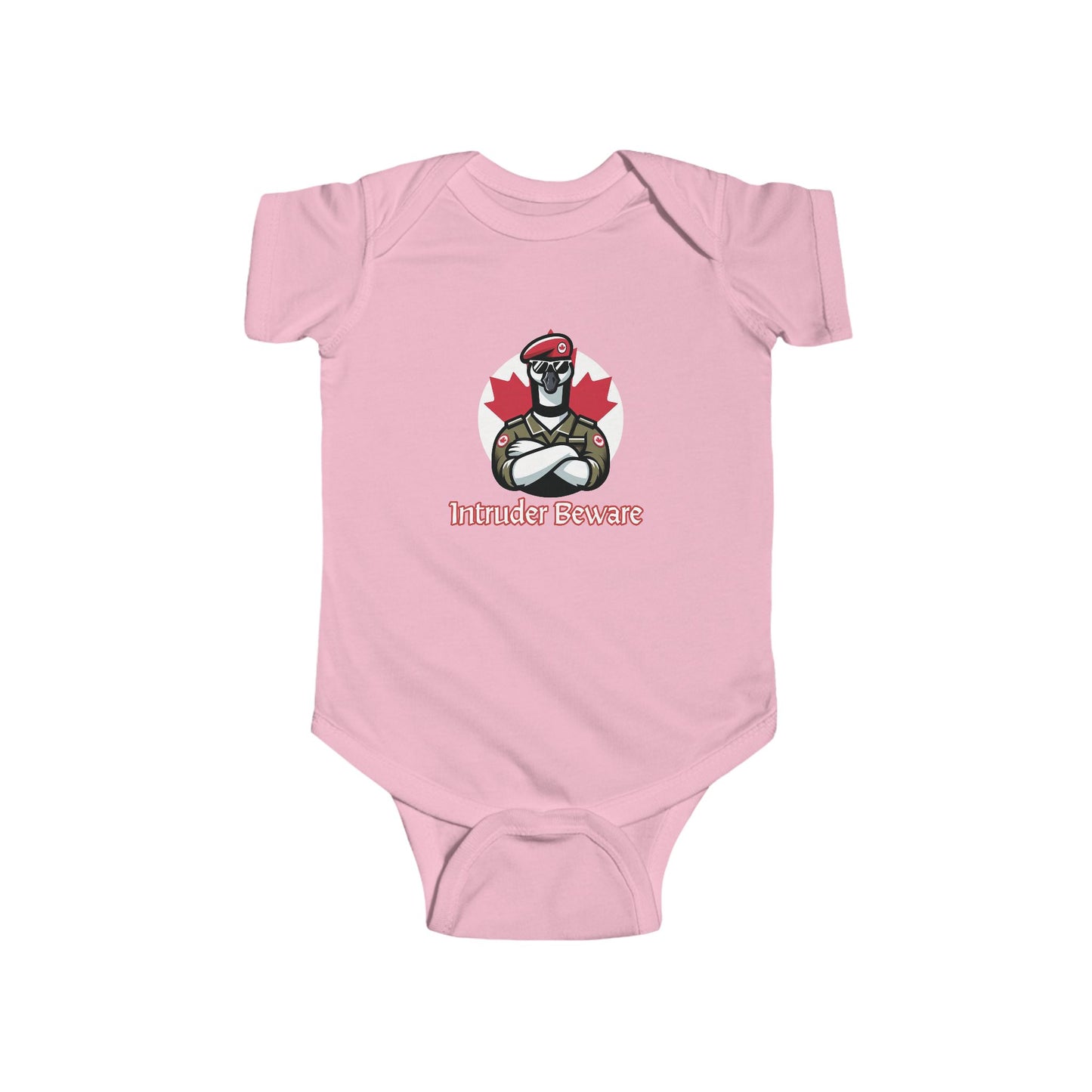 Canadian Goose "Intruder Beware" Infant Bodysuit