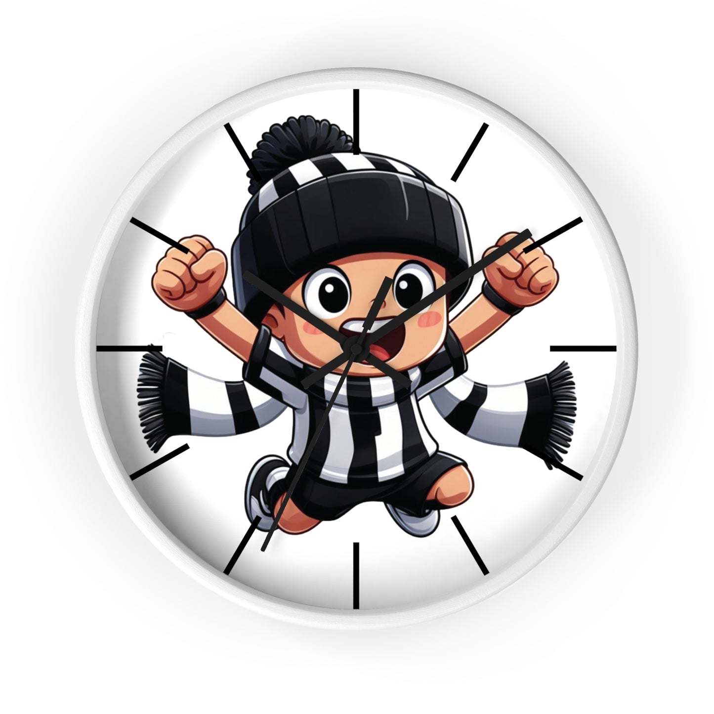 Mini Toon Supporter Wall Clock