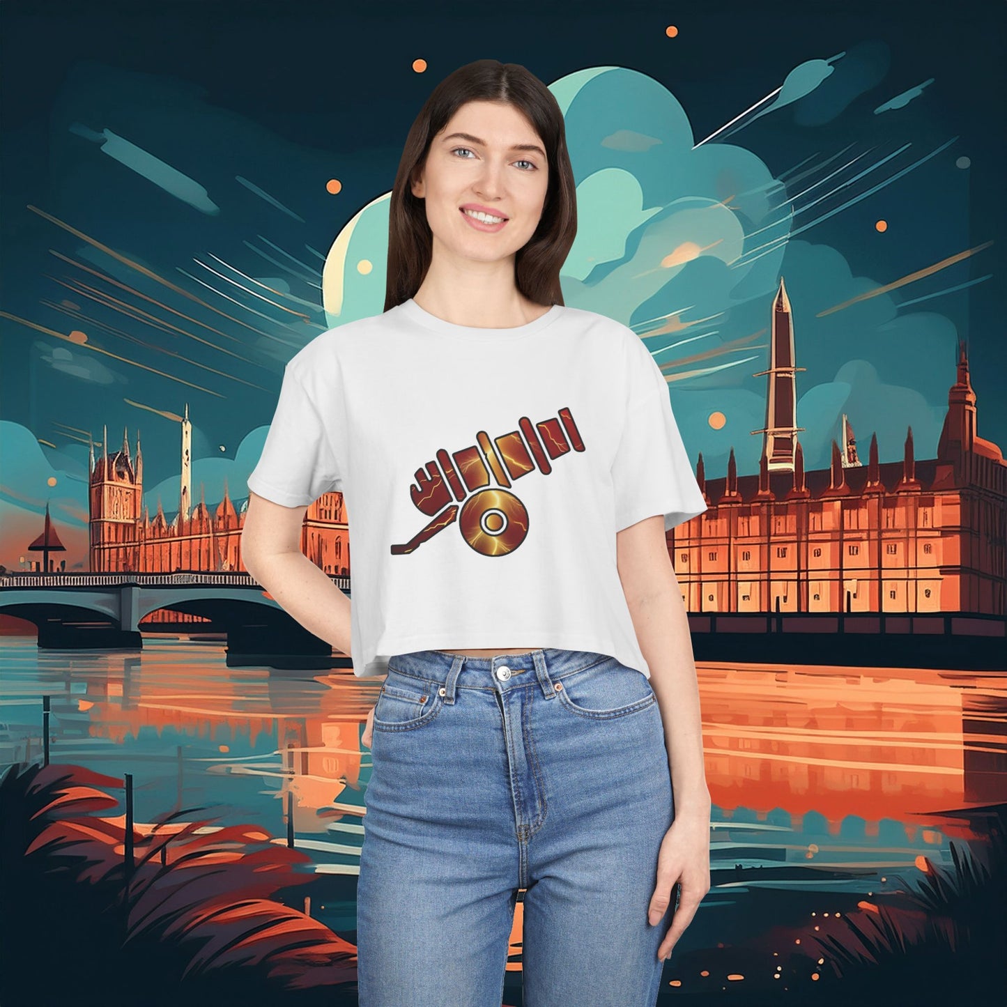 Lightning Artillery Women's Crop Tee
