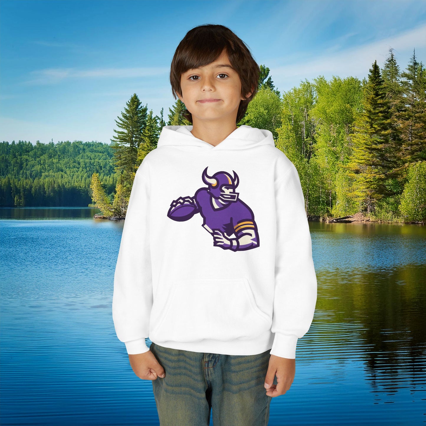 Minnesota Football QB Youth Hoodie