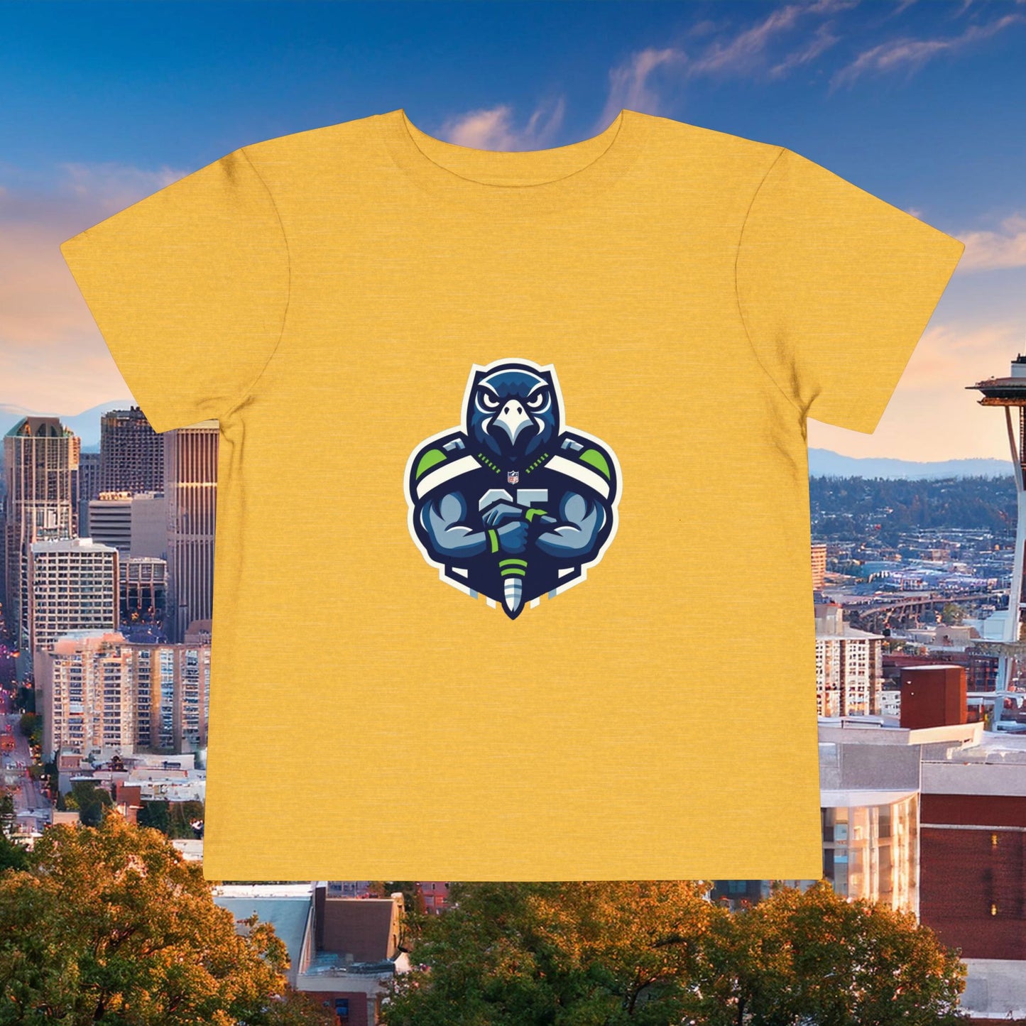Seattle Football Player Toddler Tee