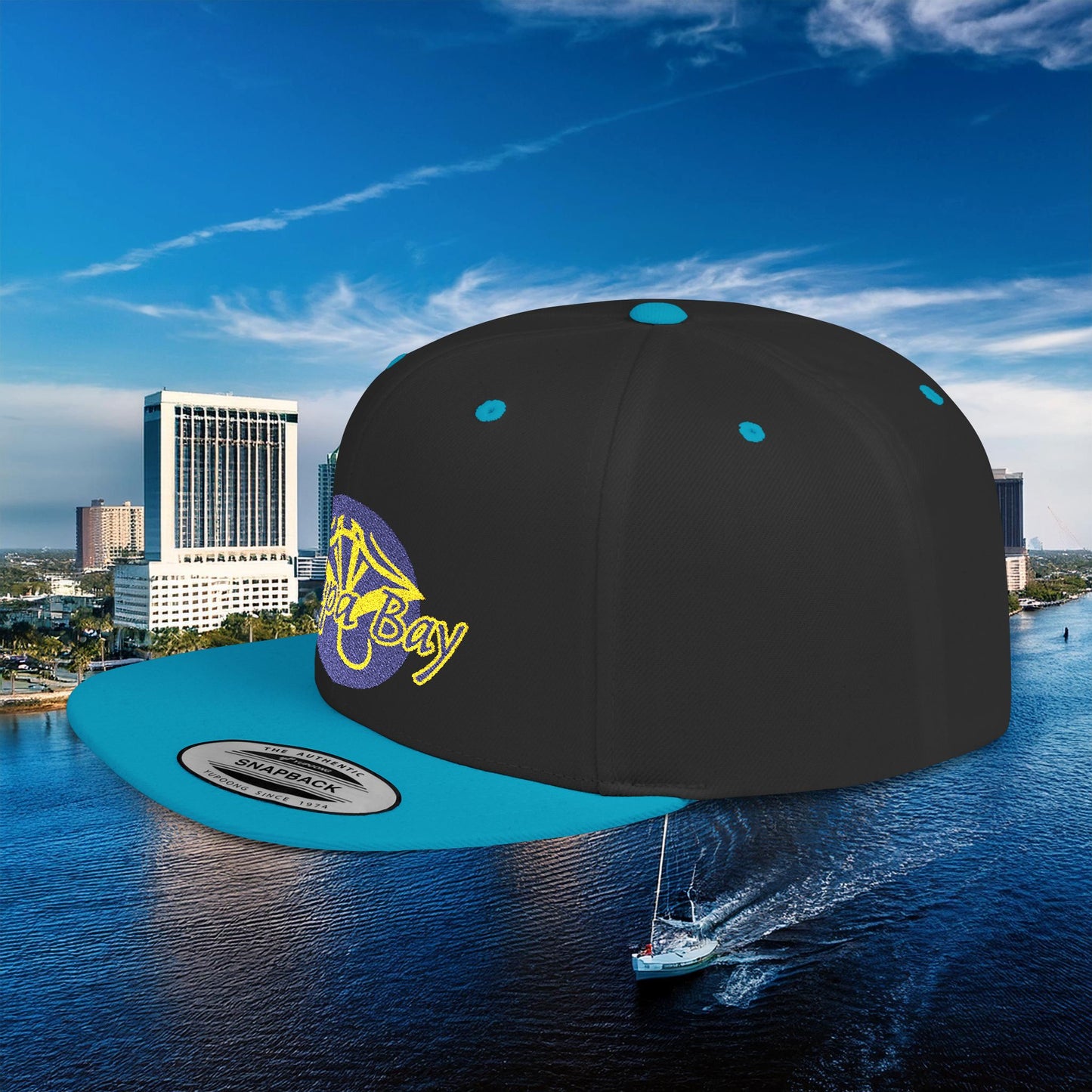 Tampa Bay Baseball Flat Bill Snapback