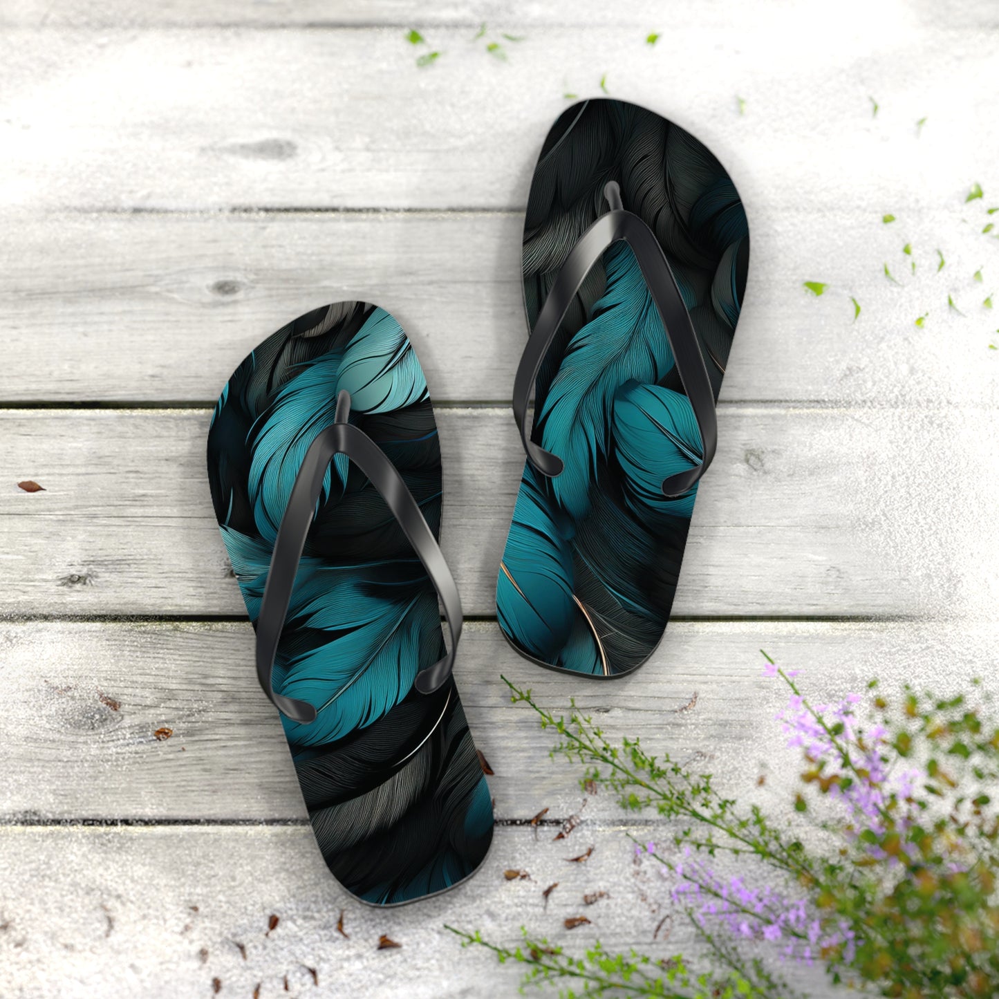 Newcastle United Feather Flip Flops