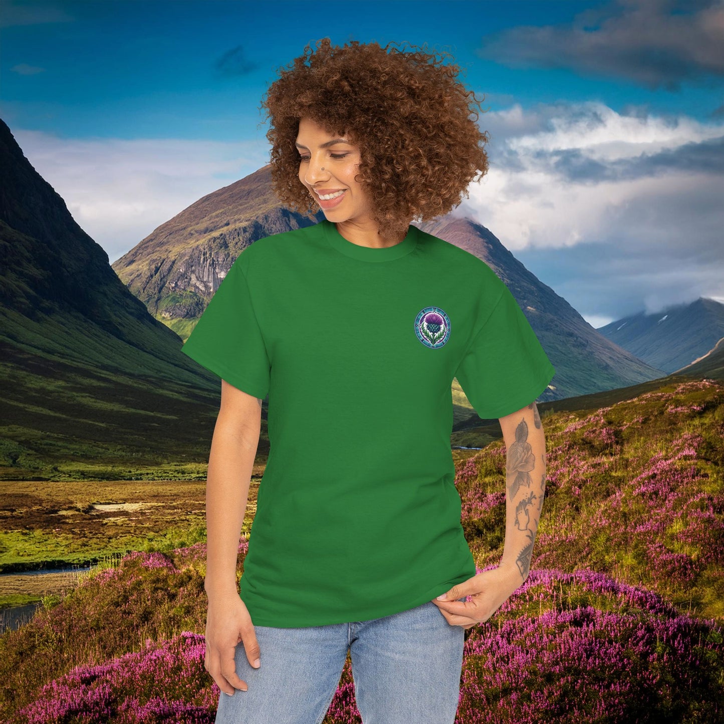Scotland Tartan Army Tee