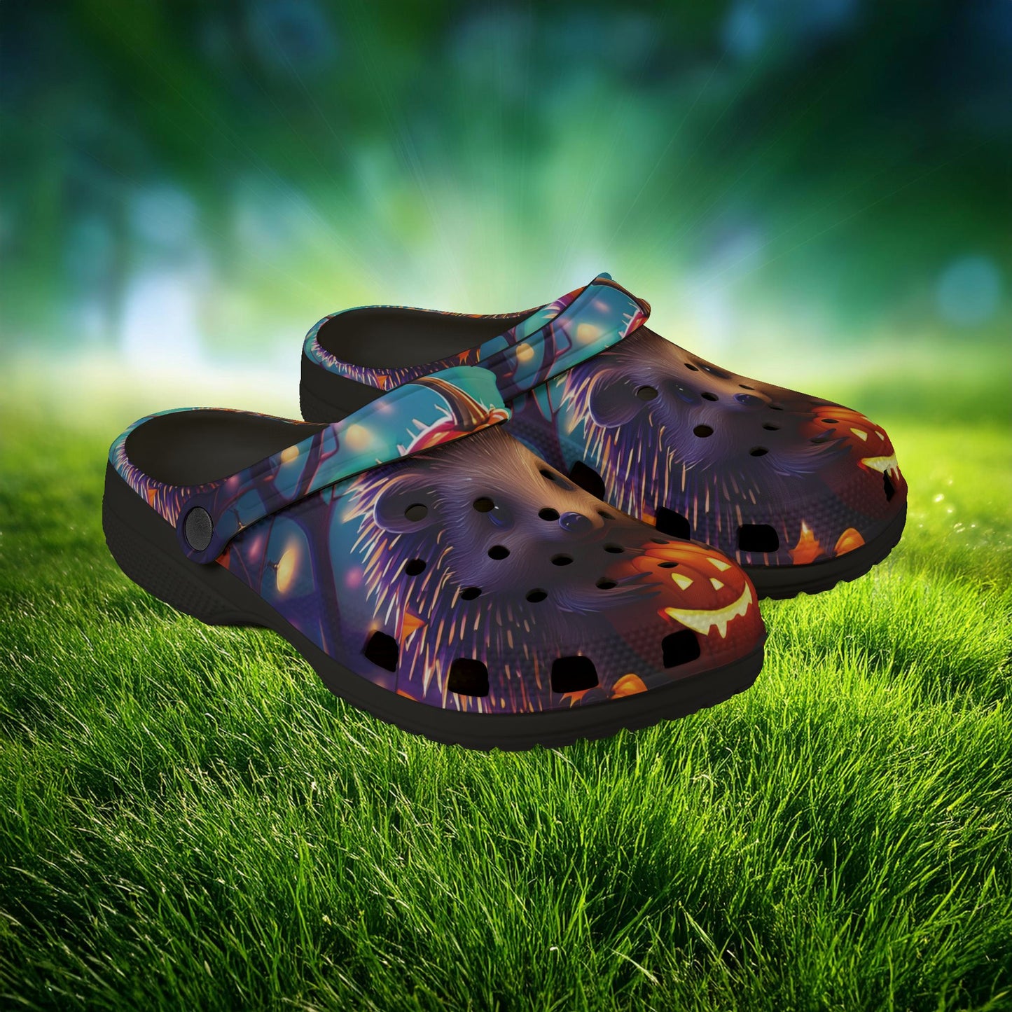 Halloween Hedgehog Foam Clogs