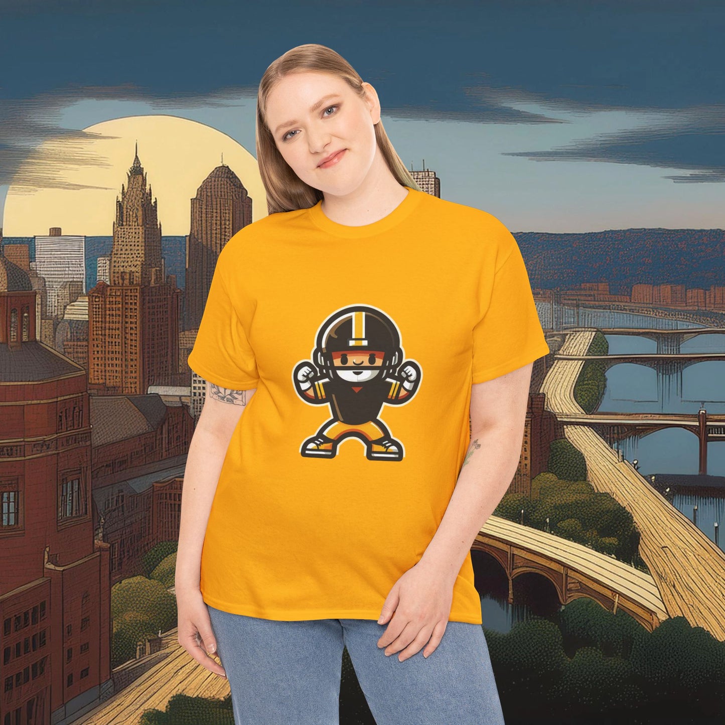 Mini Pittsburgh Football Player Tee