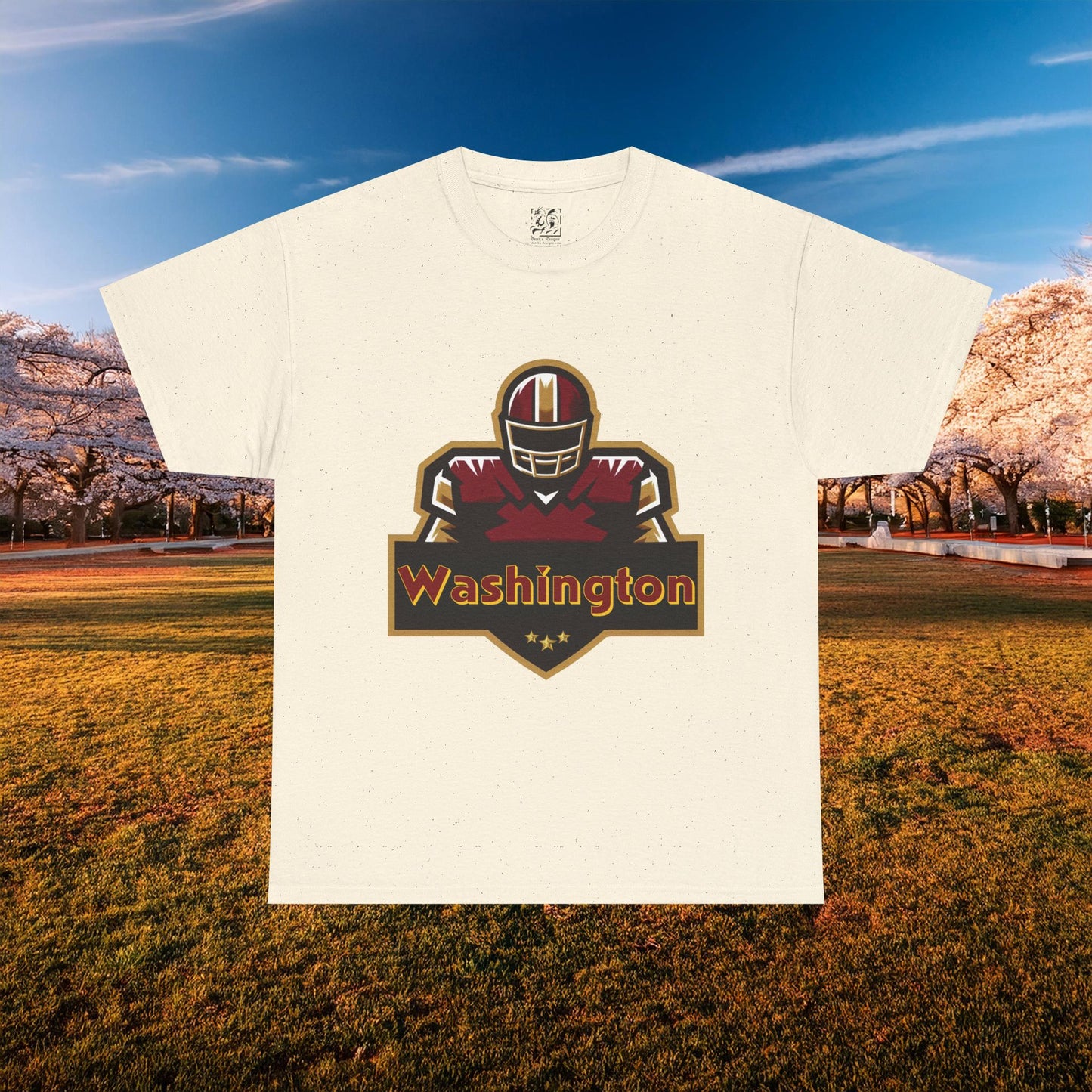 Washington Football Player Logo Tee