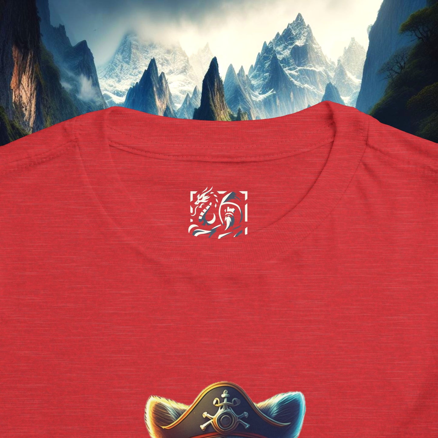 Raccoon Pirate Toddler Tee