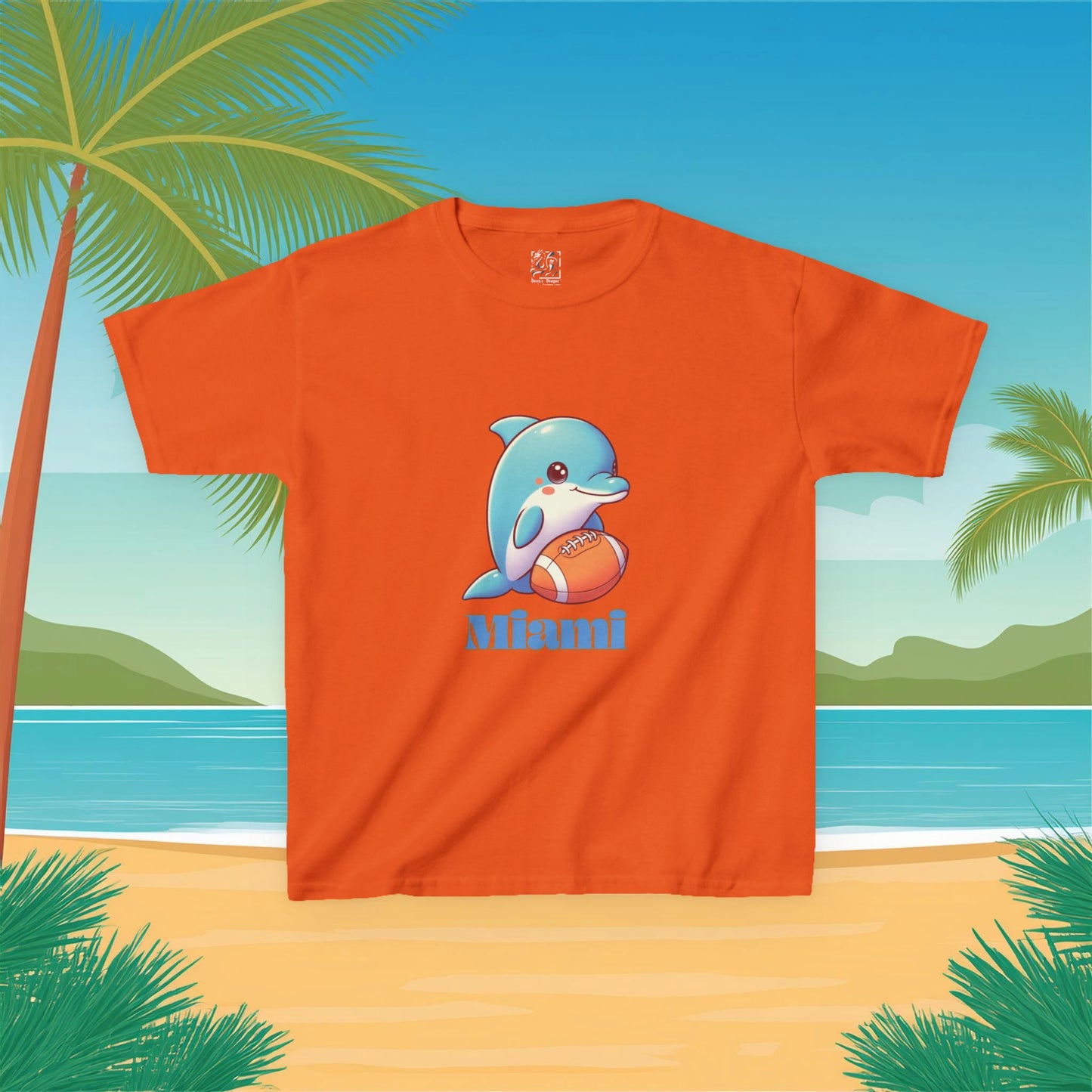 Miami Baby Dolphin Kids Tee