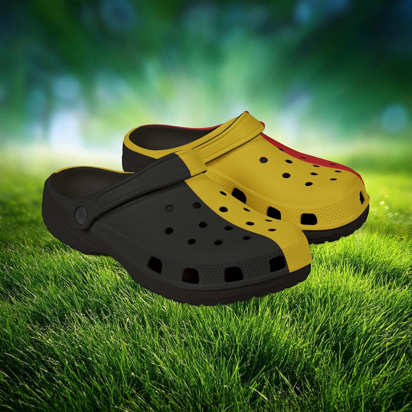 The Belgian Flag Foam Clogs