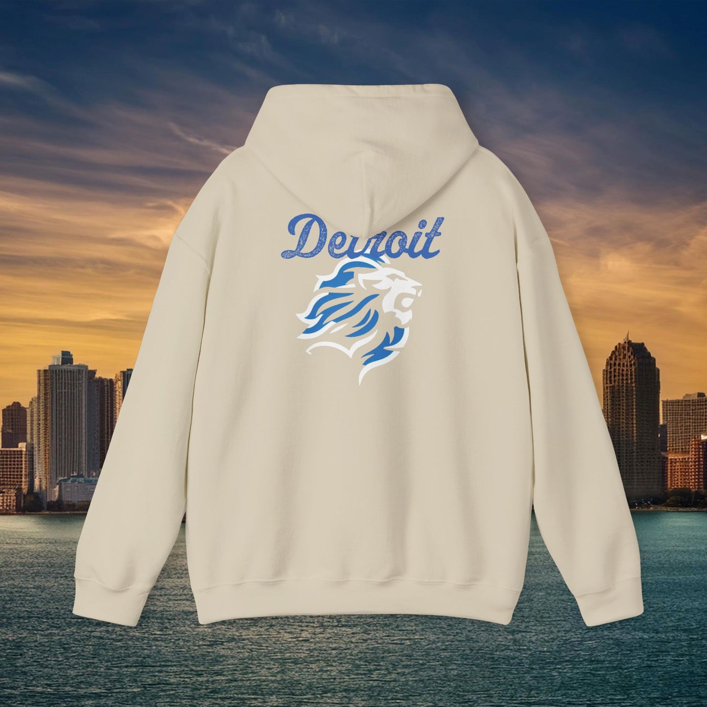 Detroit Football Crest Hoodie