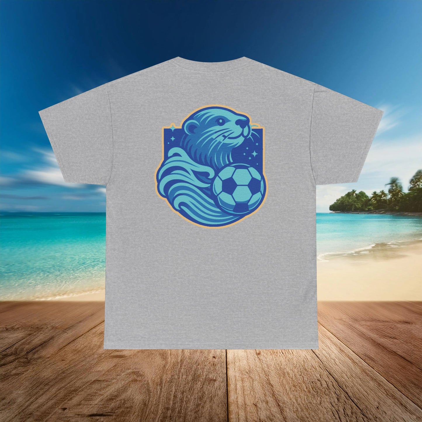 Sea Otter Soccer Logo Tee