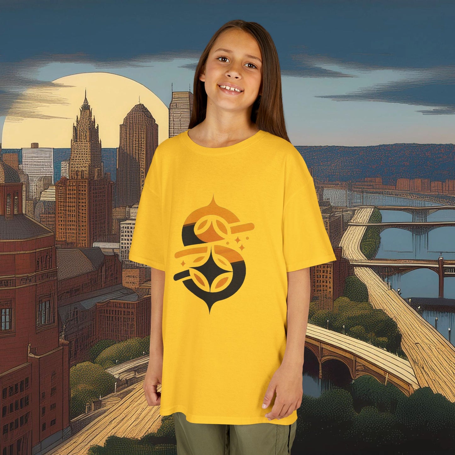 Pittsburgh Football Logo Kids Tee