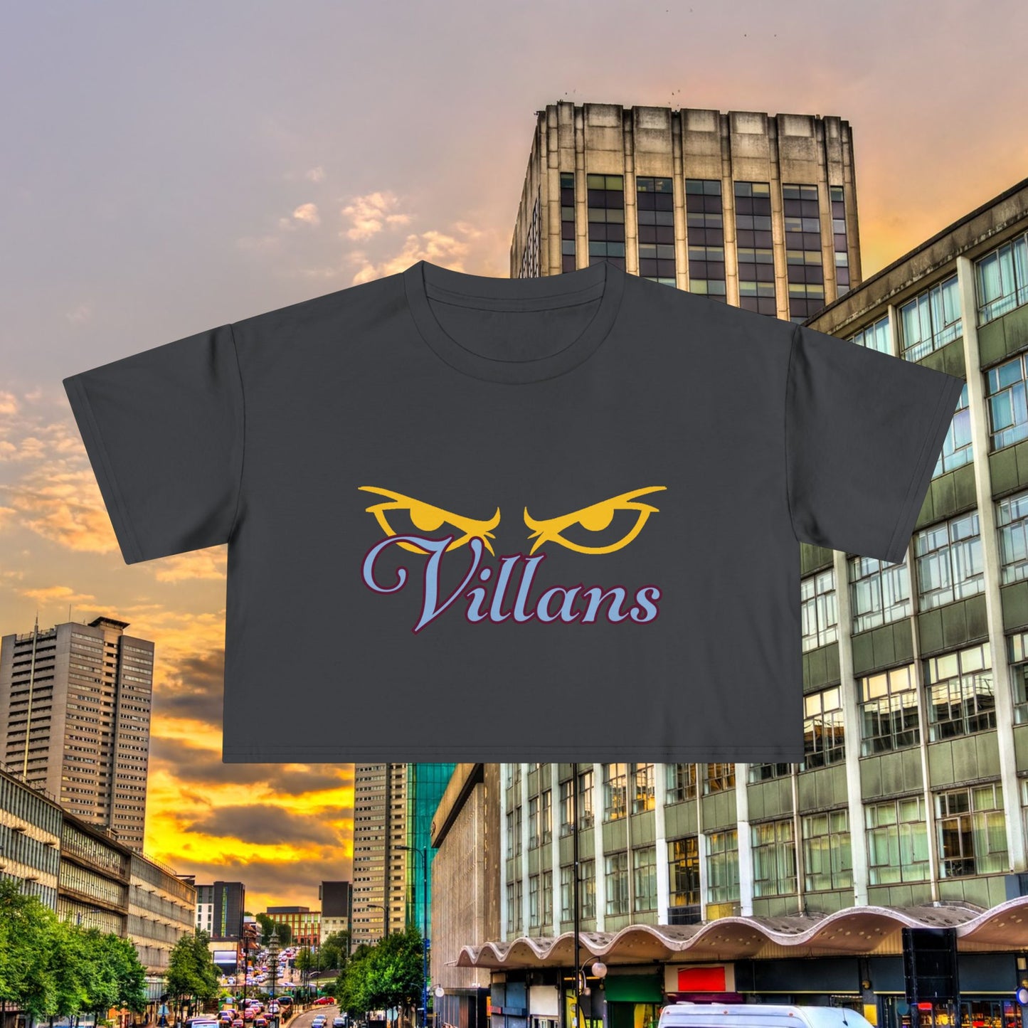 Villans Women's Crop Tee