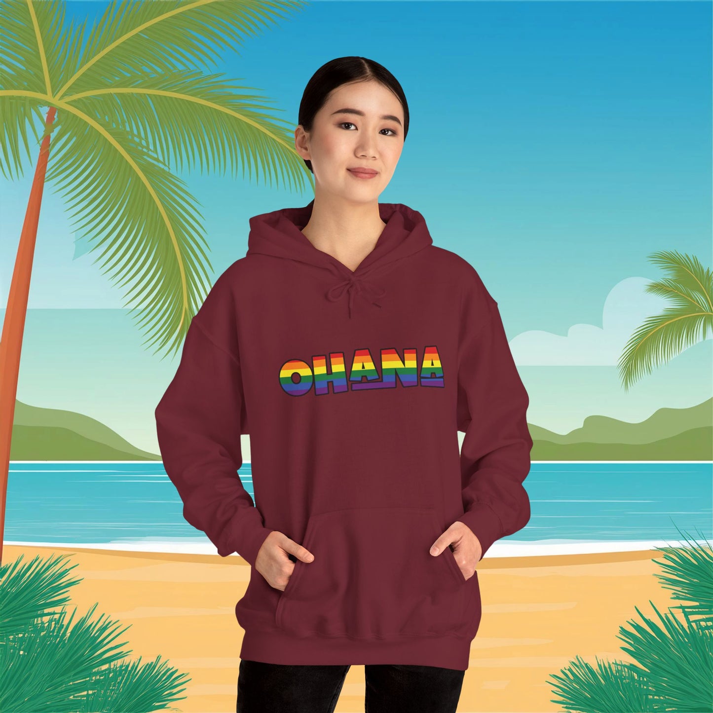 Rainbow Ohana Hoodie