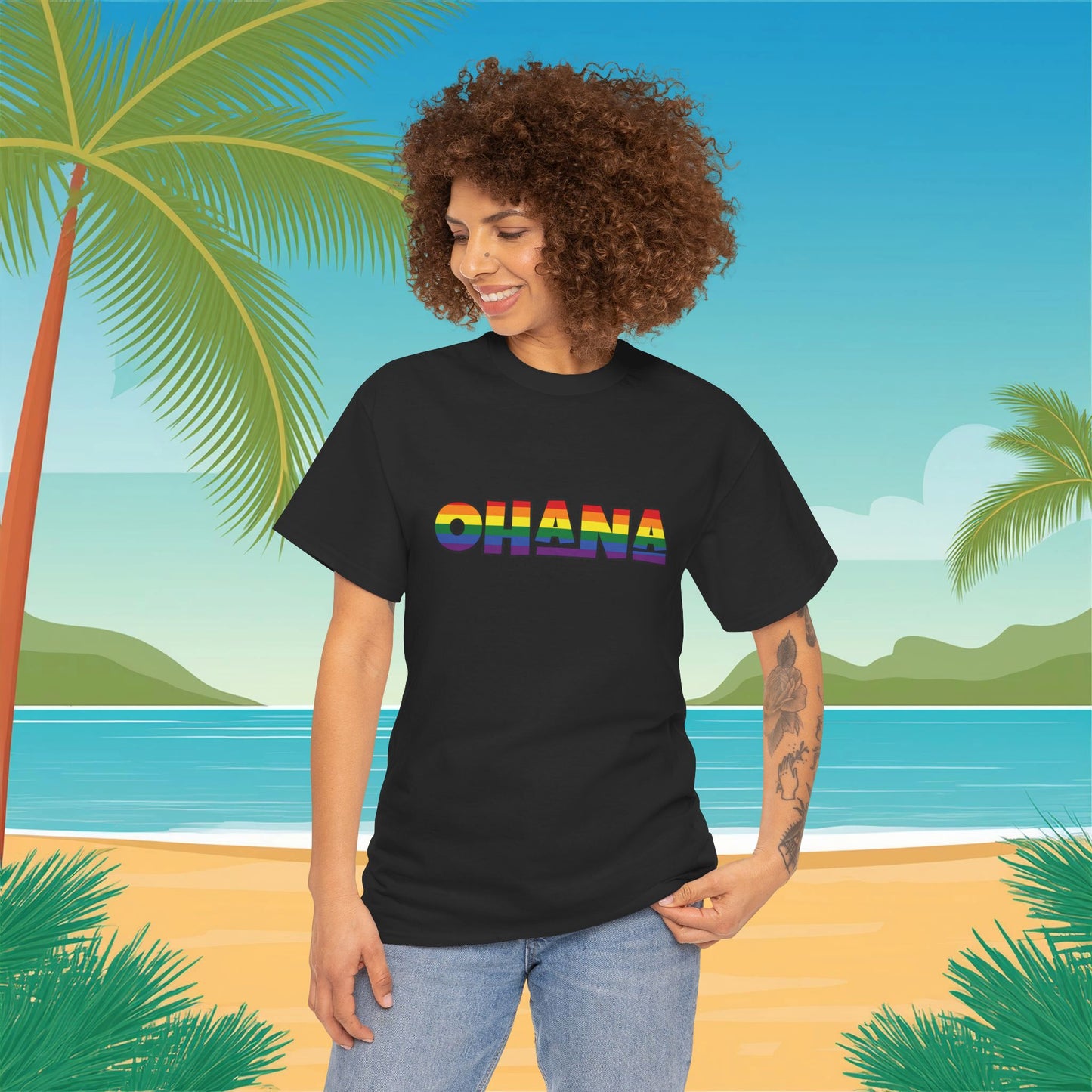 Rainbow Ohana Tee