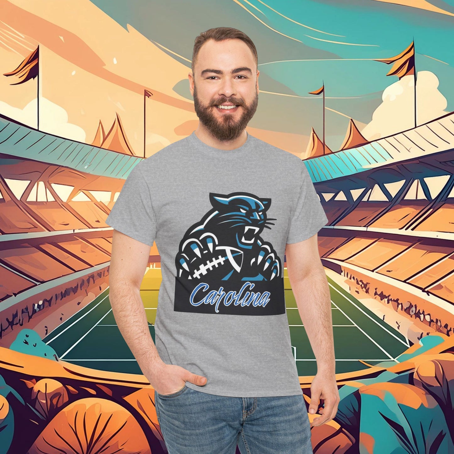 Carolina Football Crest Tee