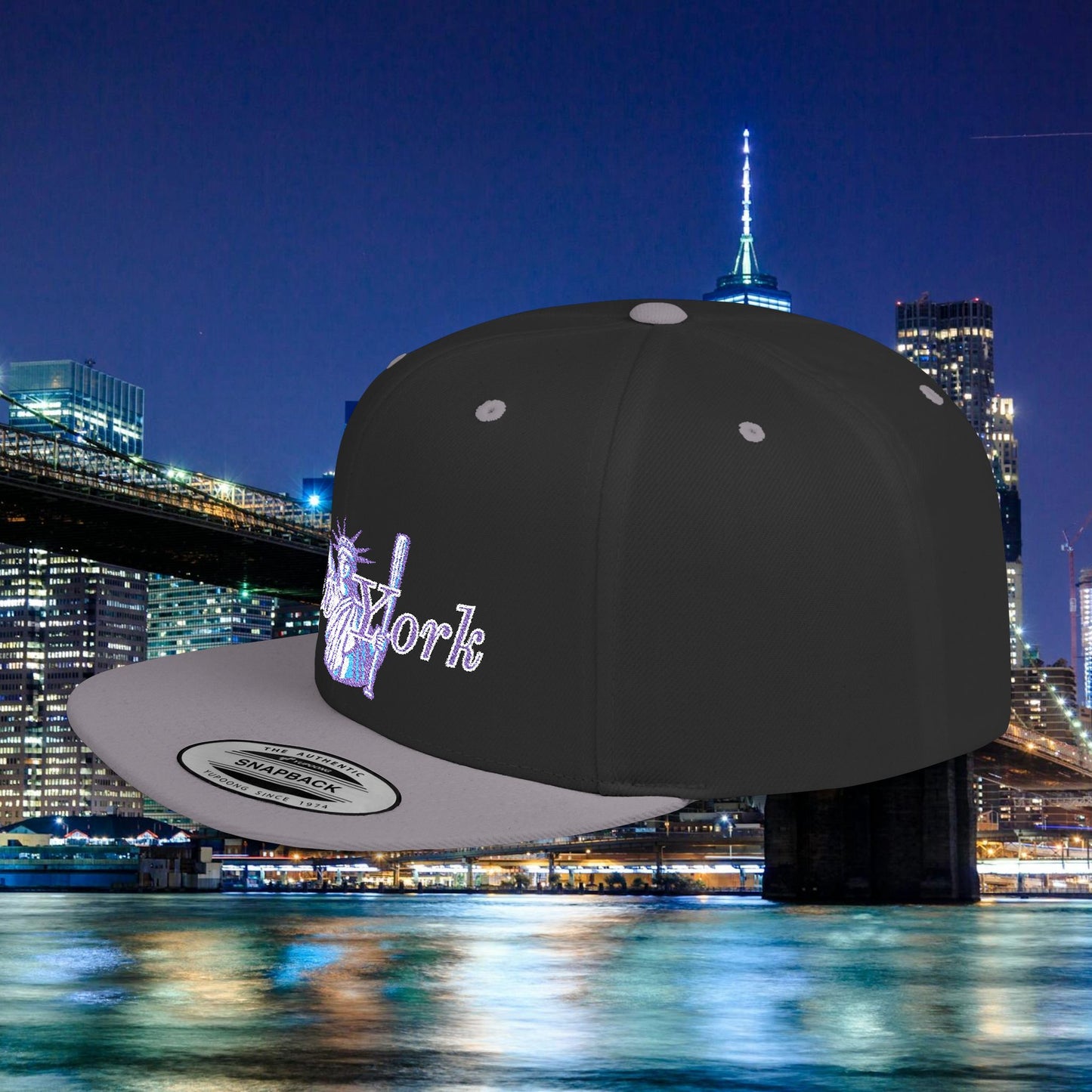 New York Lady Liberty Flat Bill Snapback
