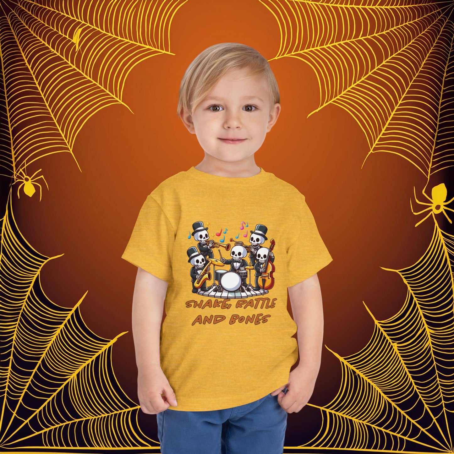 Skeleton Shake, Rattle and Bones Toddler Tee