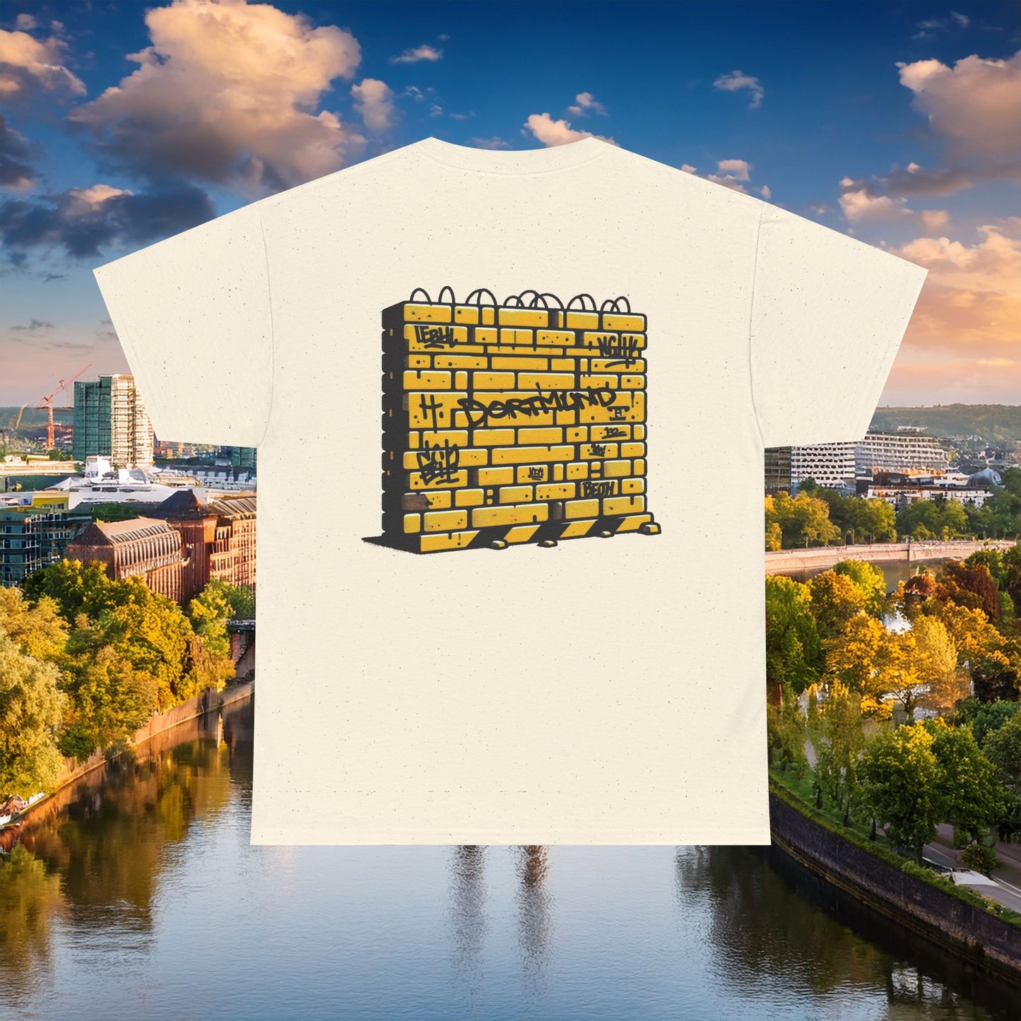 Dortmund Honeycomb Graffiti Tee