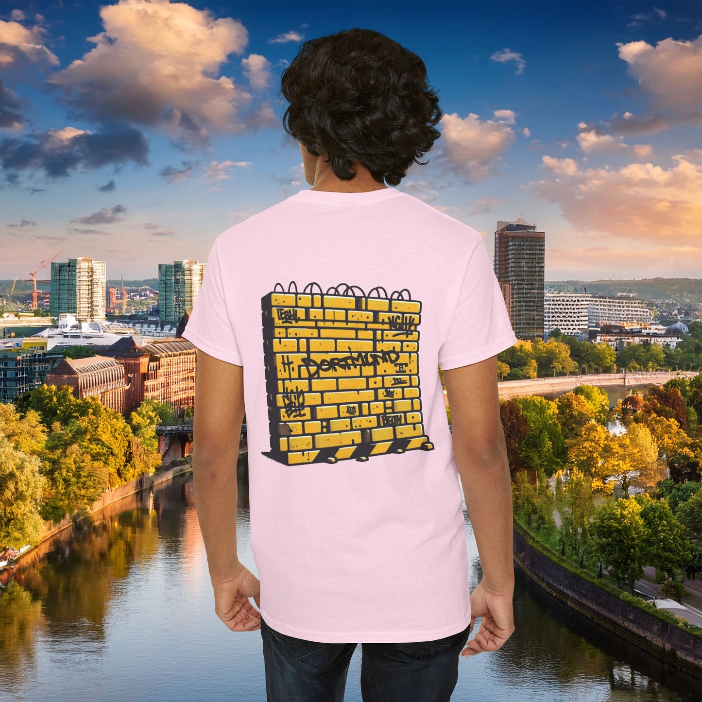 Dortmund Honeycomb Graffiti Tee