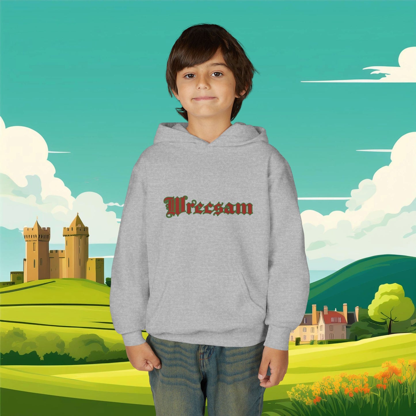 Wrecsam Mini Red Dragon Youth Hoodie