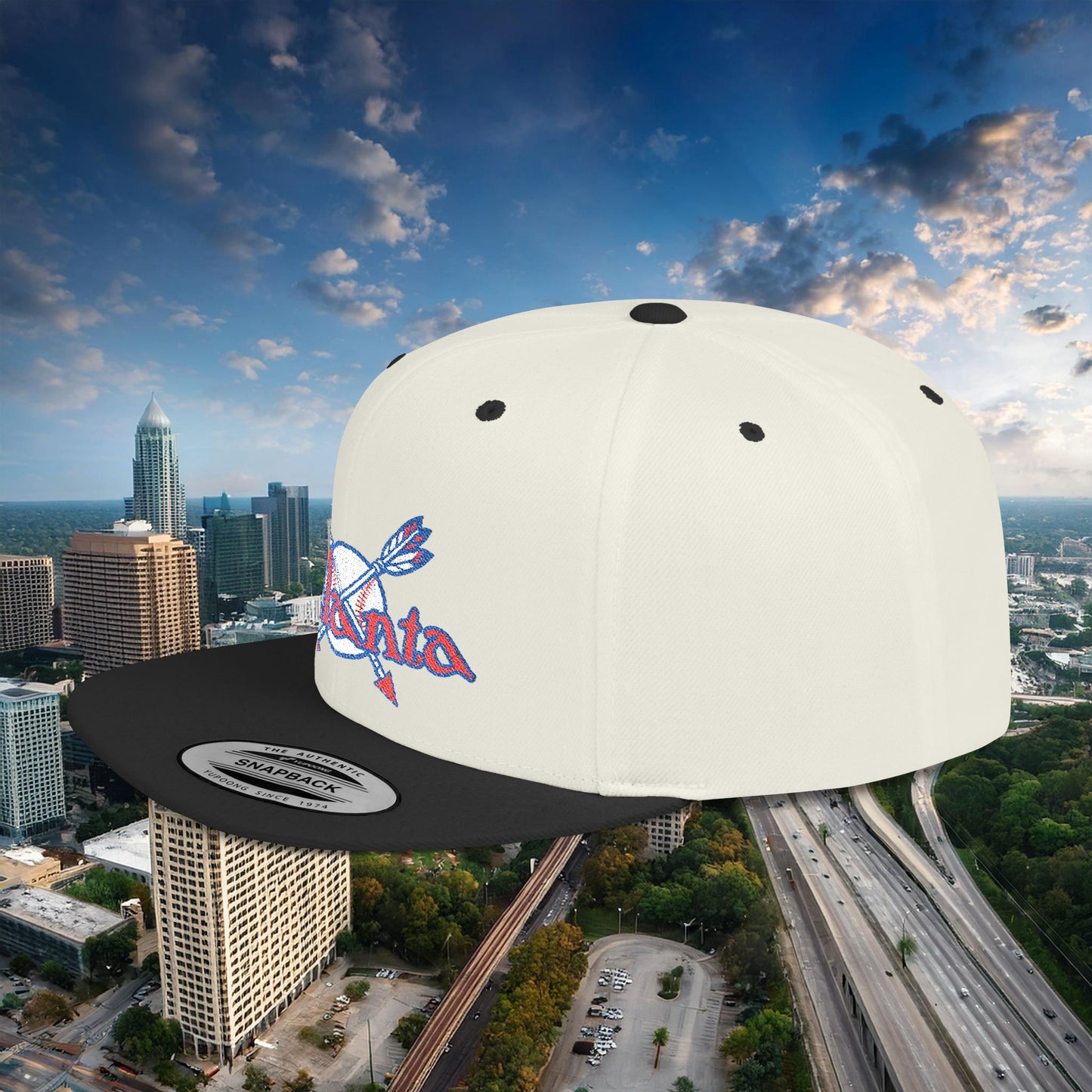 Atlanta Baseball Flat Bill Snapback