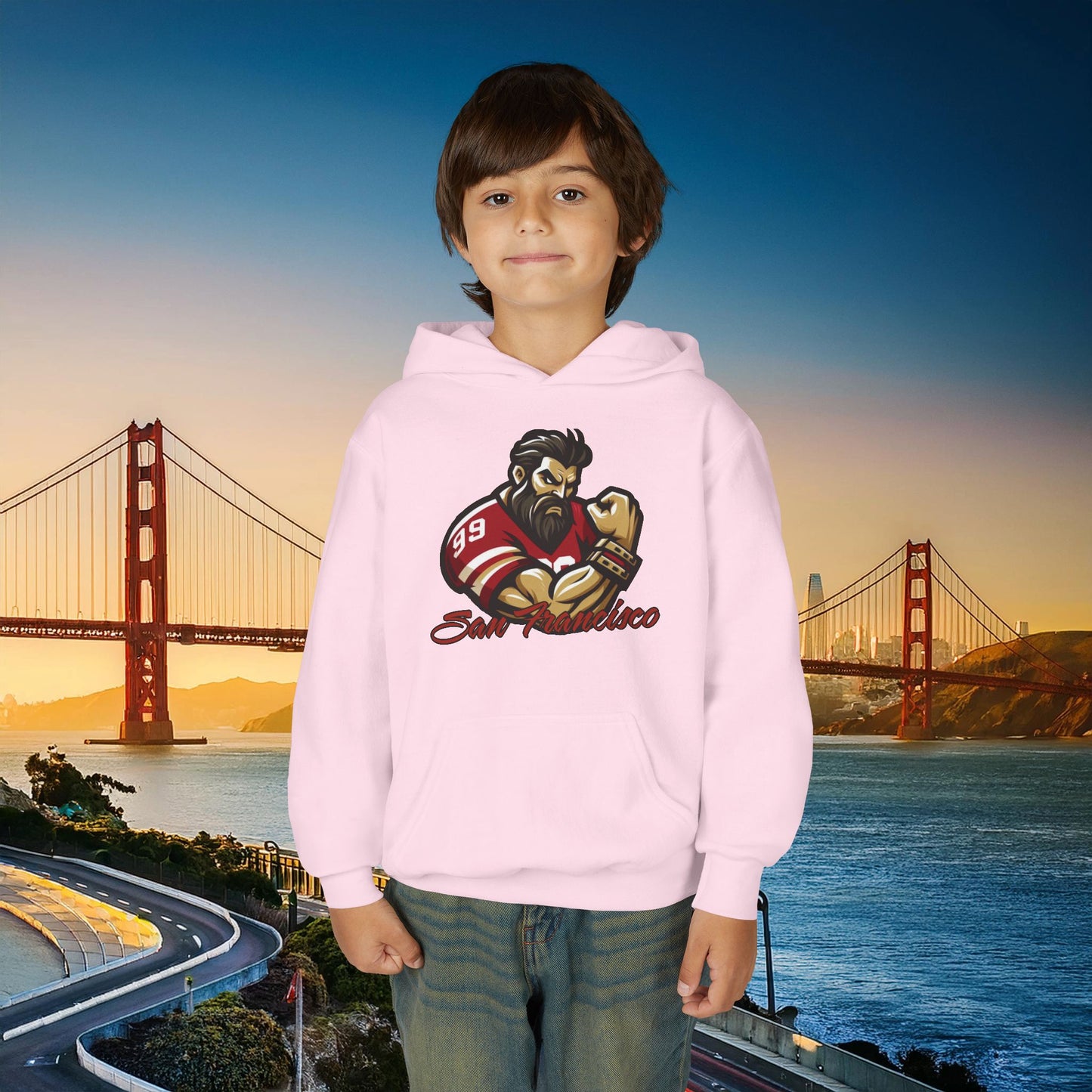 San Francisco Football Fan Youth Hoodie