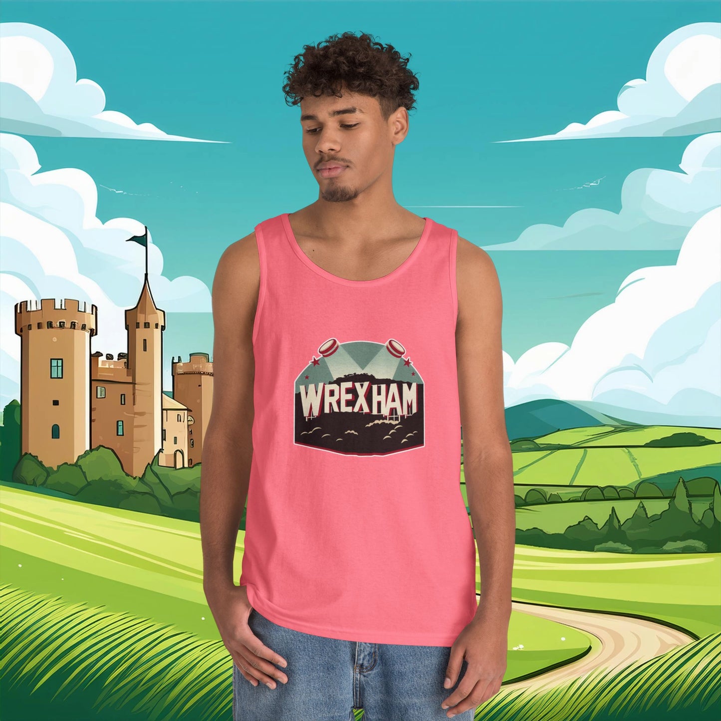 Wrexham Hollywood Sign Tank Top
