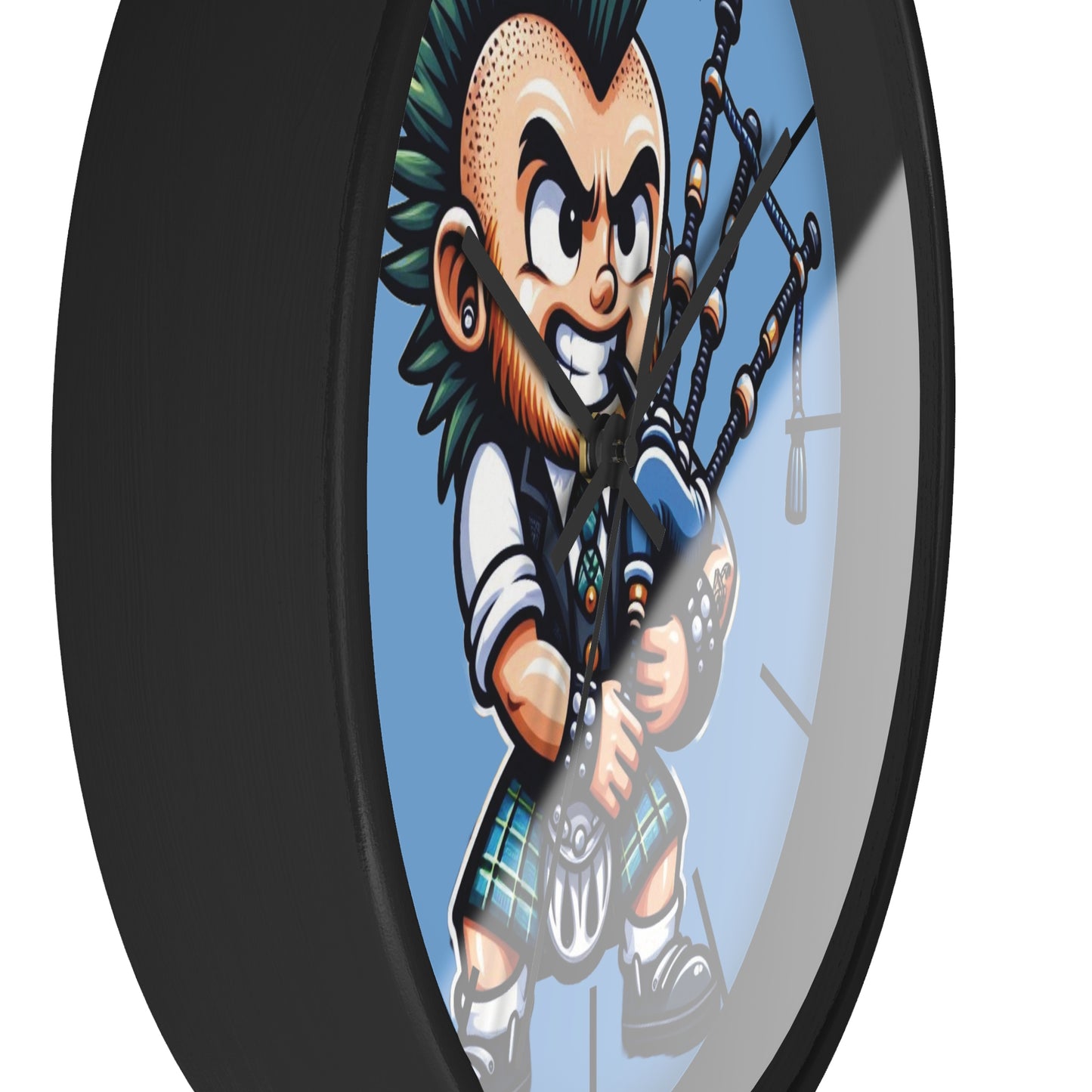 Scottish Punk Wall Clock