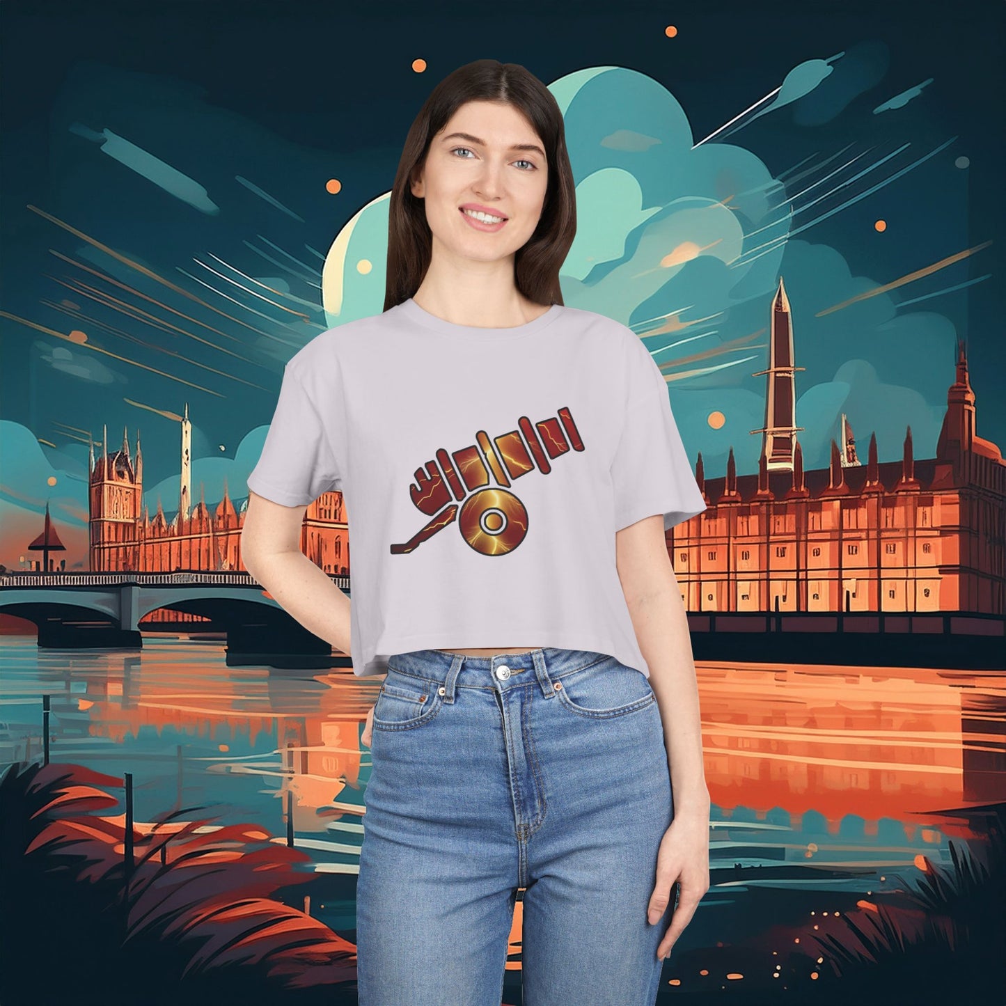 Lightning Artillery Women's Crop Tee