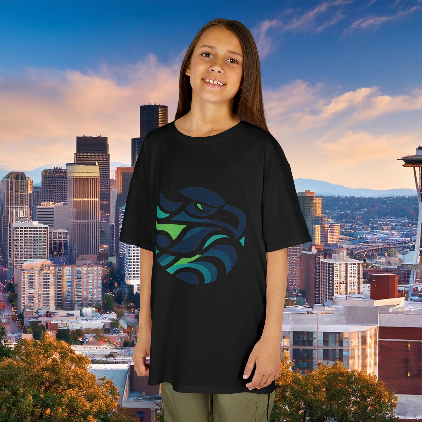 Seattle Football Logo Kids Tee