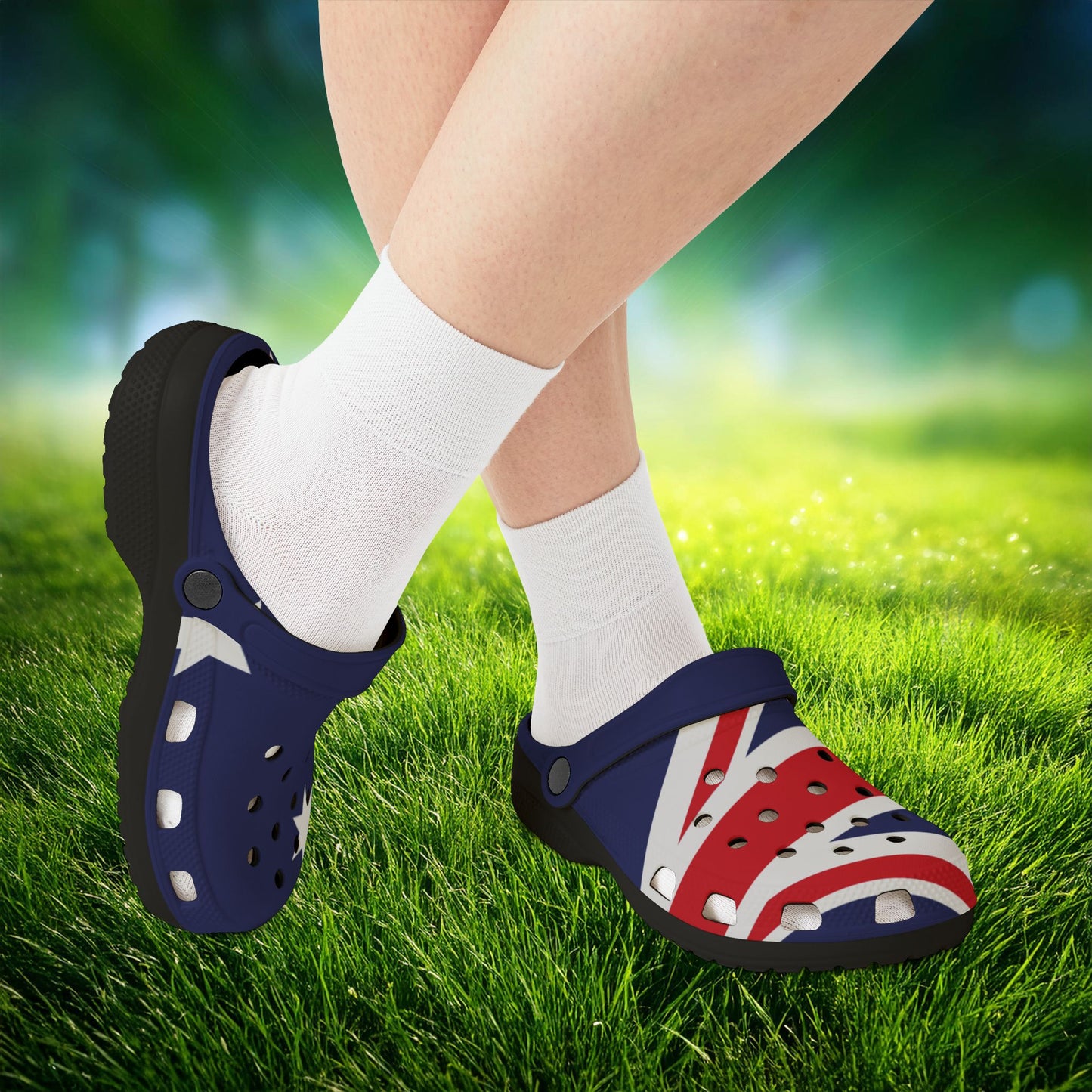 Australian Flag Foam Clogs
