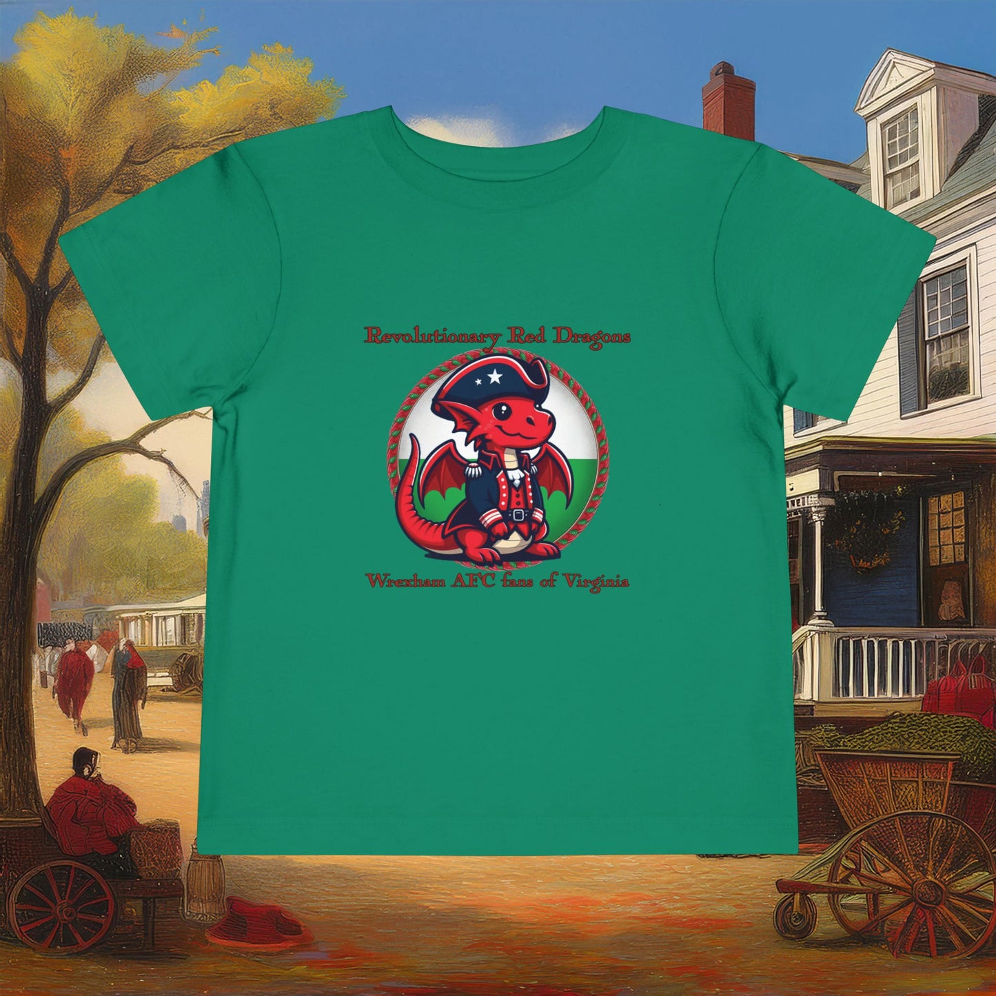 Mini Revolutionary Red Dragons Toddler Tee