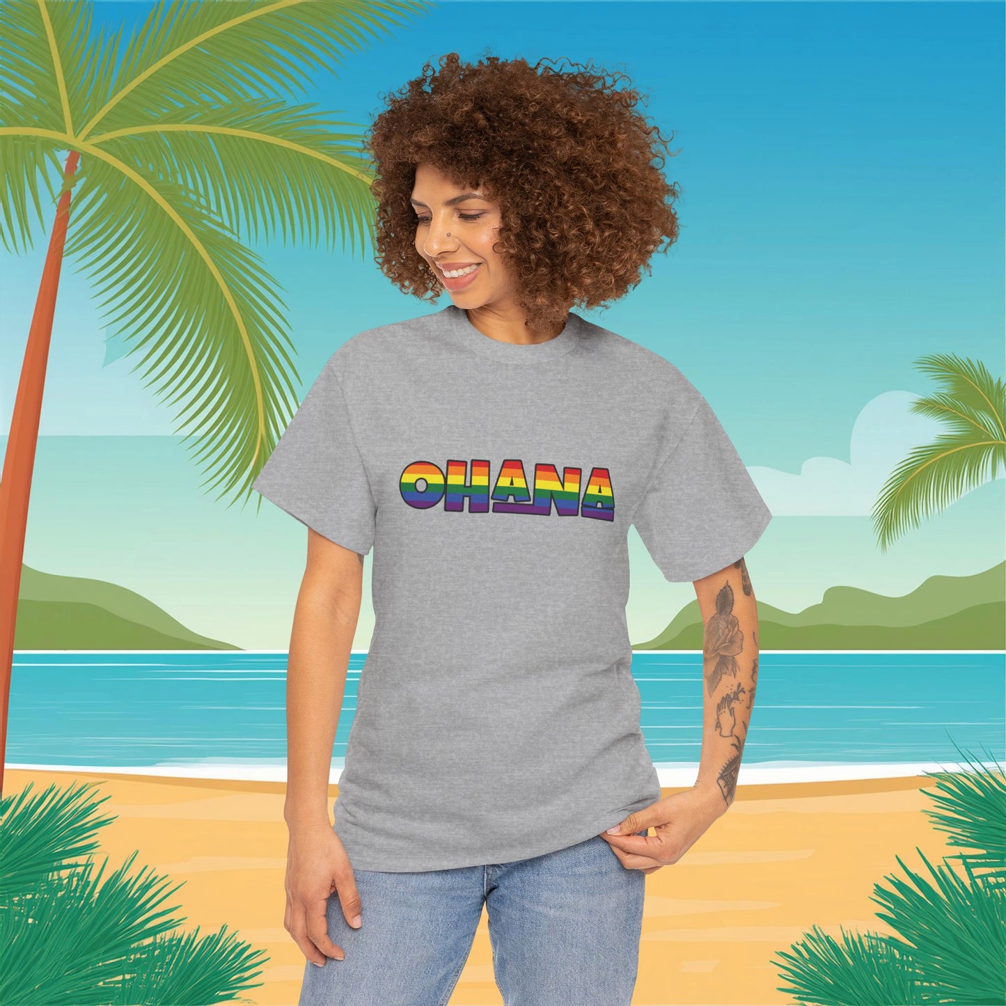 Rainbow Ohana Tee