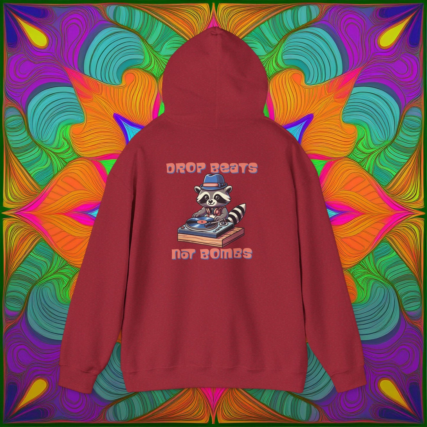 "Beats Not Bombs" Peace Hoodie
