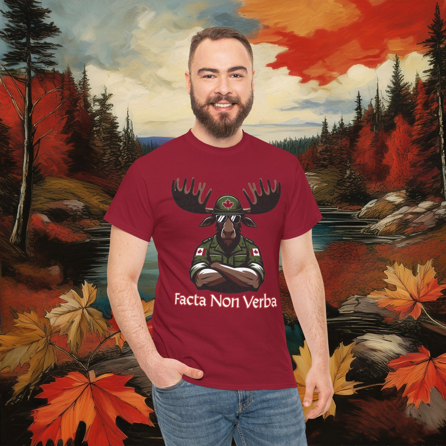 Canadian Moose "Facta Non Verba" Tee