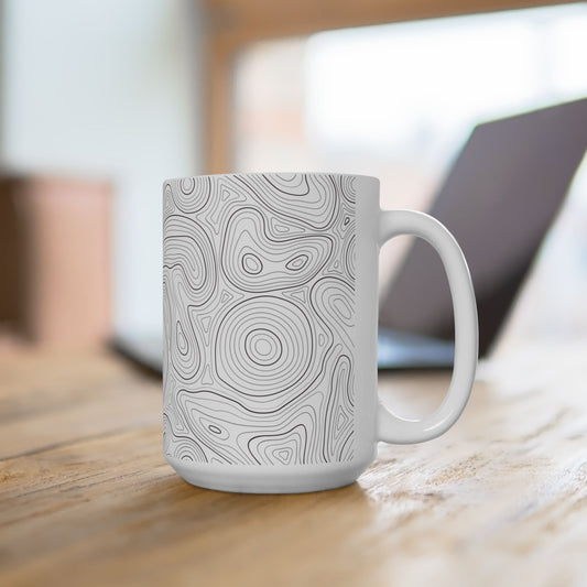 Topographic Ceramic Mug (11oz/15oz)