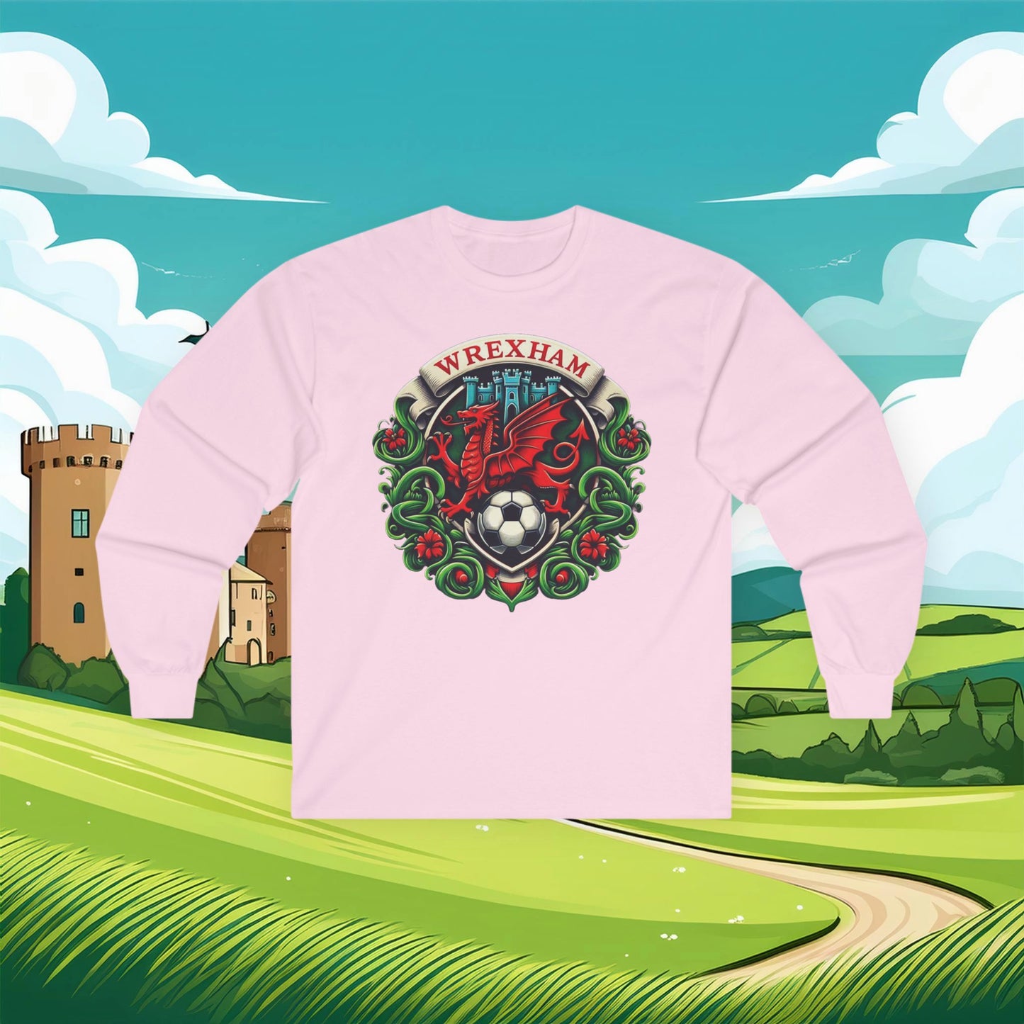 Wrexham Crest Long Sleeve Tee