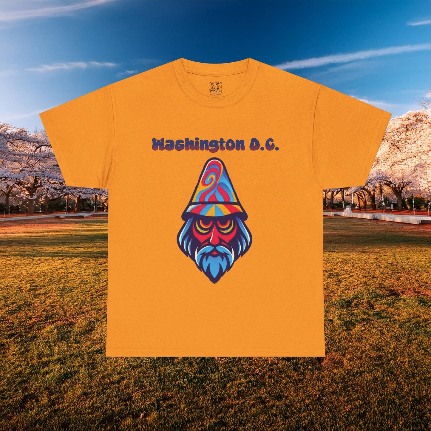 Washington D.C. Psychedelic Wizard Tee