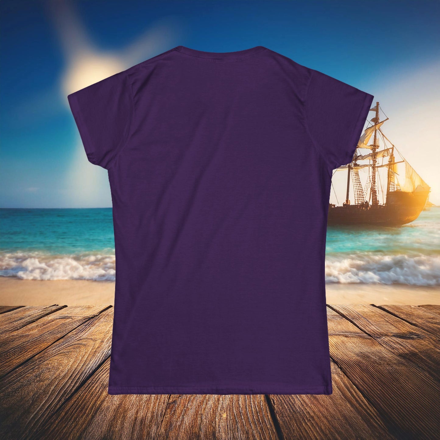 Raccoon Pirate Women's Softstyle Tee
