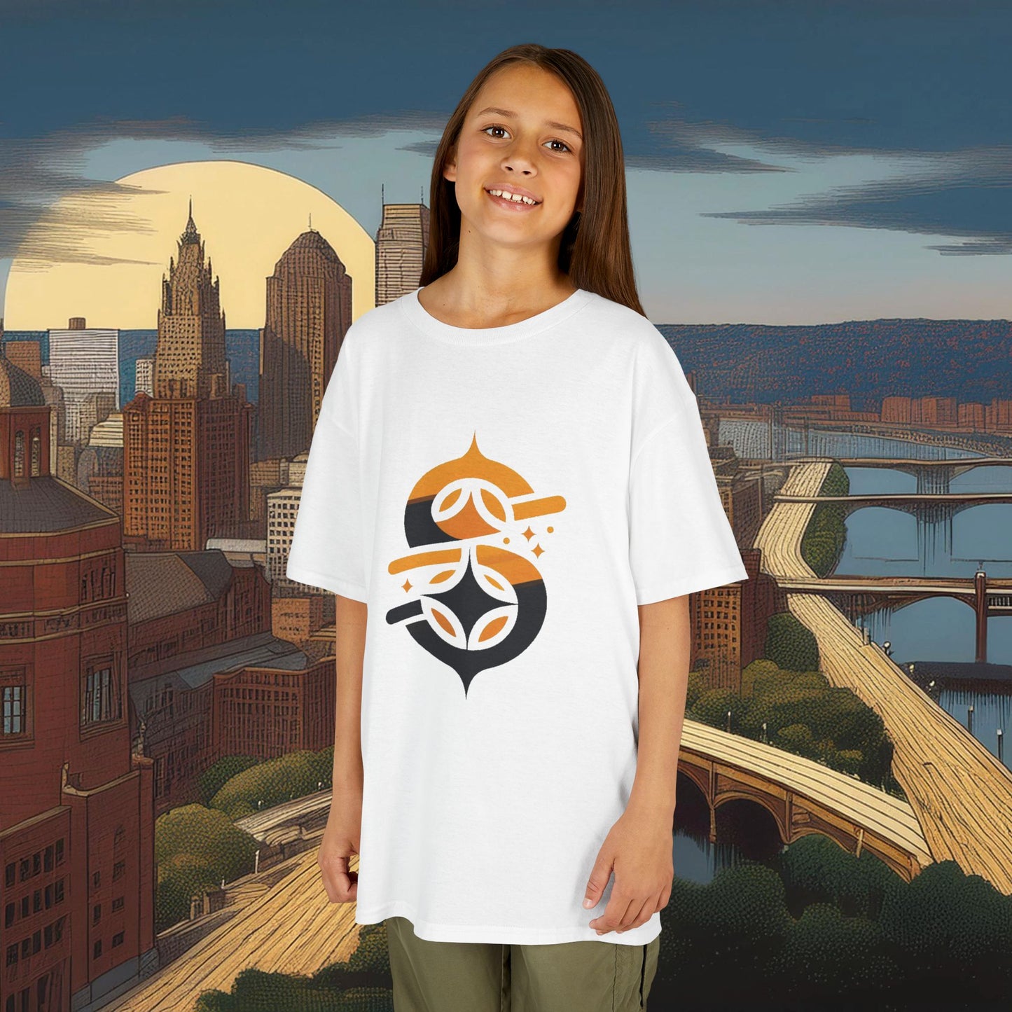 Pittsburgh Football Logo Kids Tee