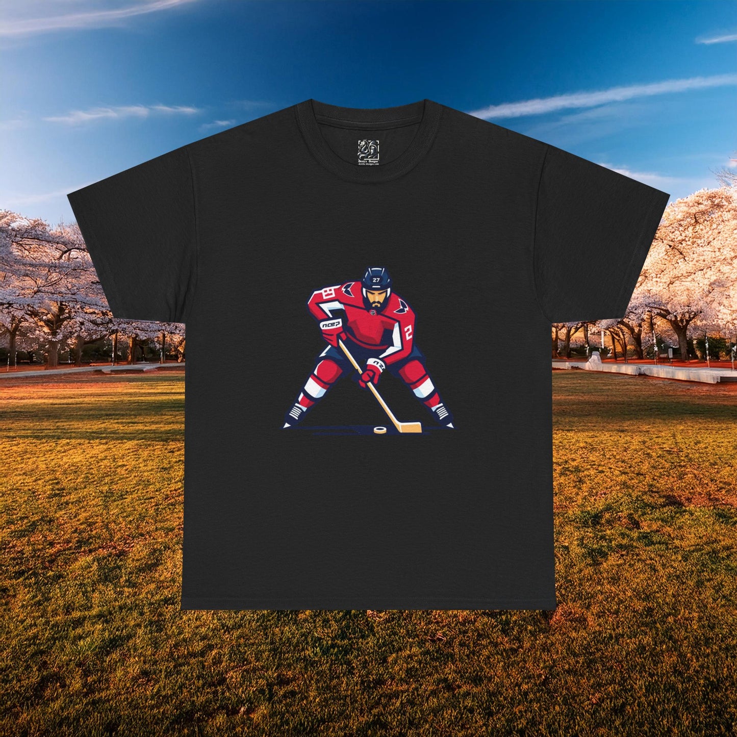 Washington Hockey Player Tee