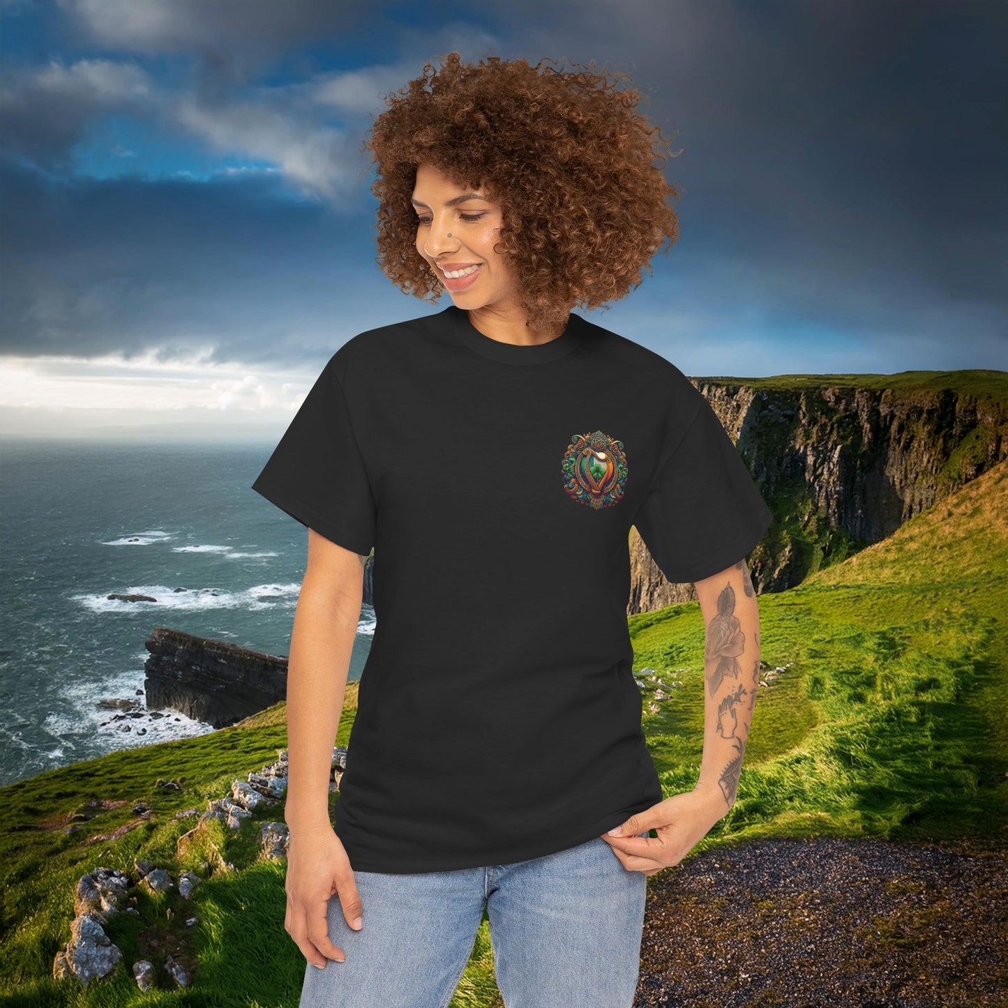 Ireland Harp Crest Tee