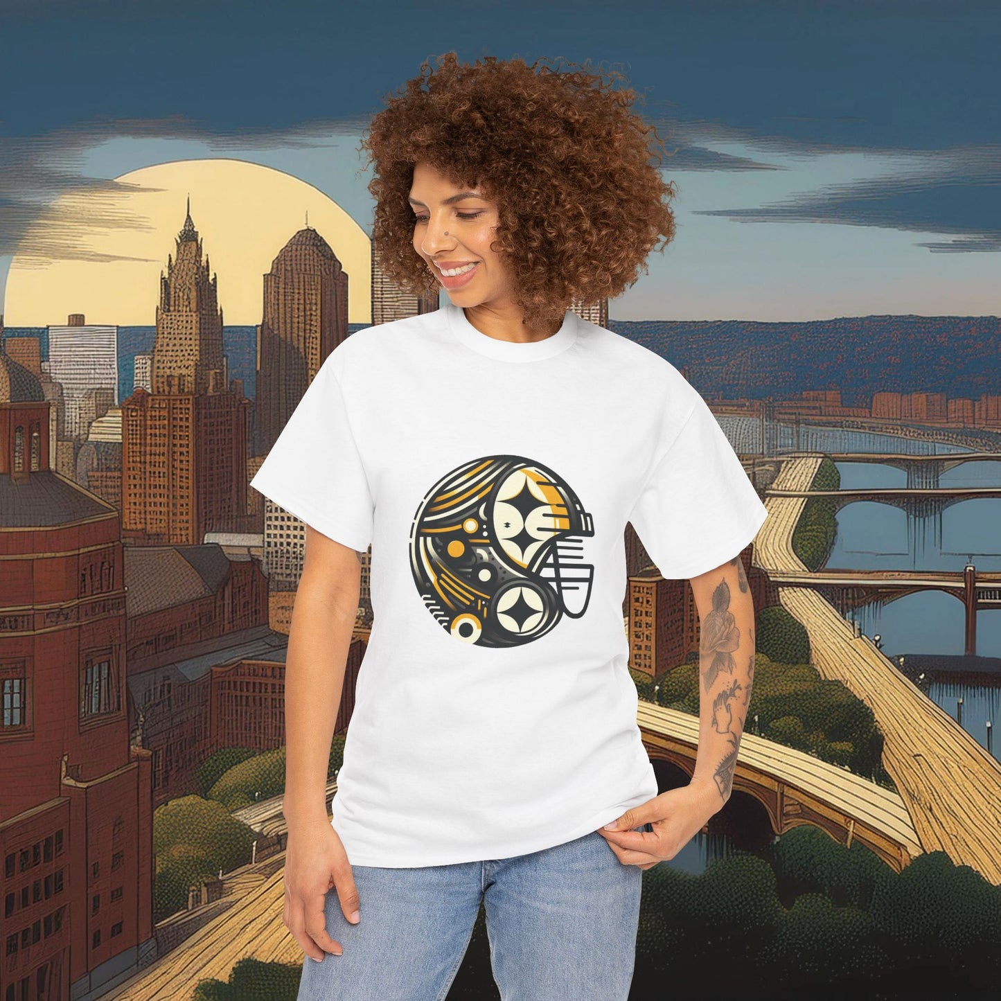 Pittsburgh Football Crest Tee