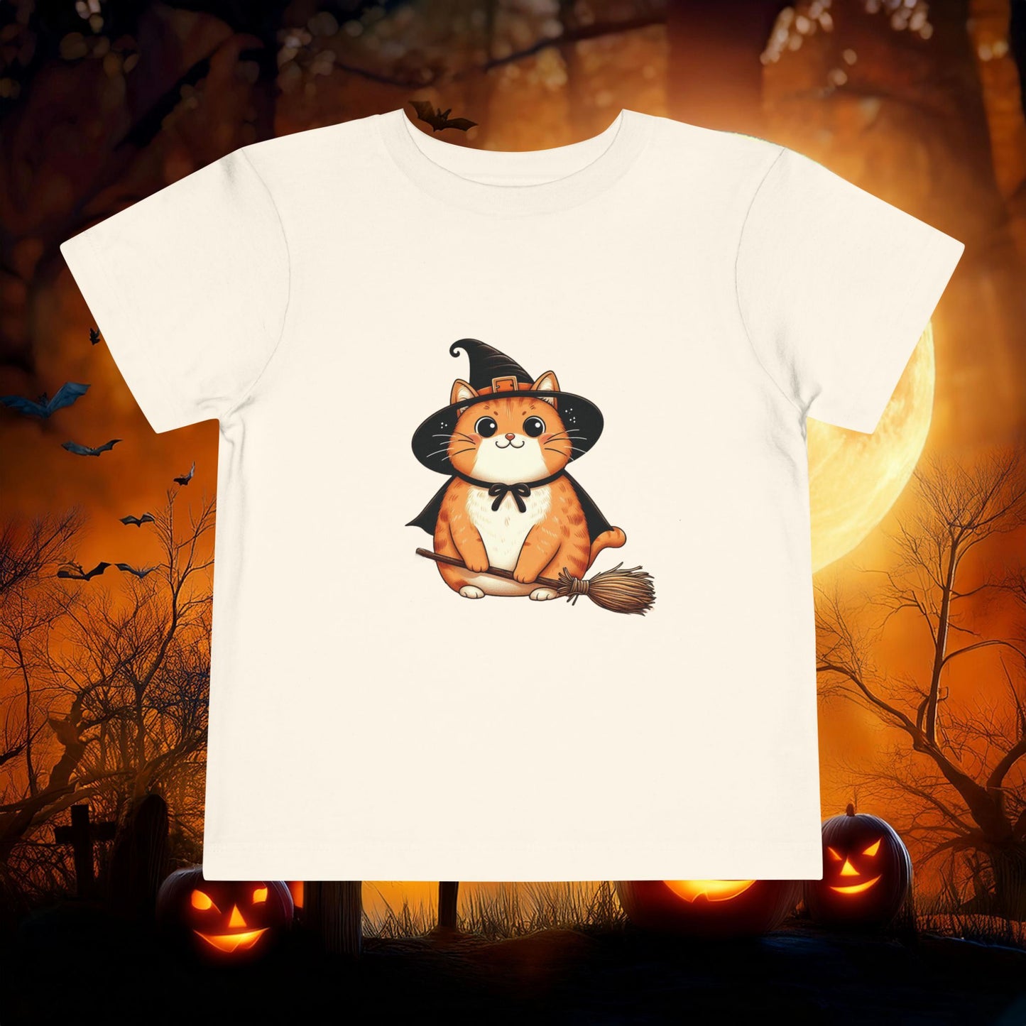 Trick or Treat Cat Toddler Tee
