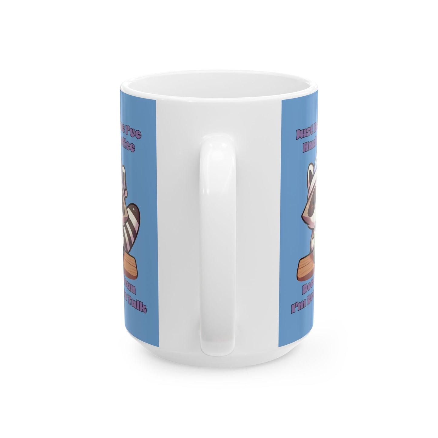Raccoon Coffee Ceramic Mug (11oz/15oz)